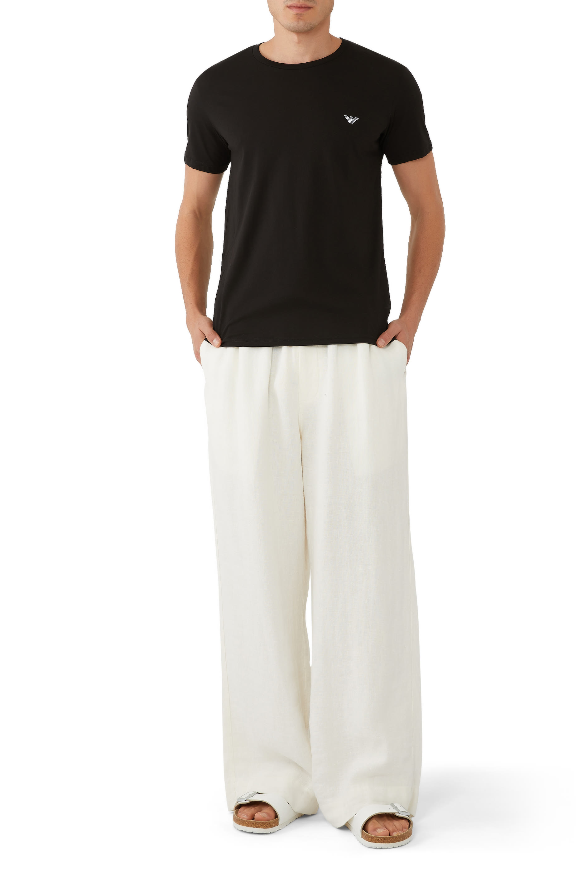 تيشيرت قطن بشعار الماركة