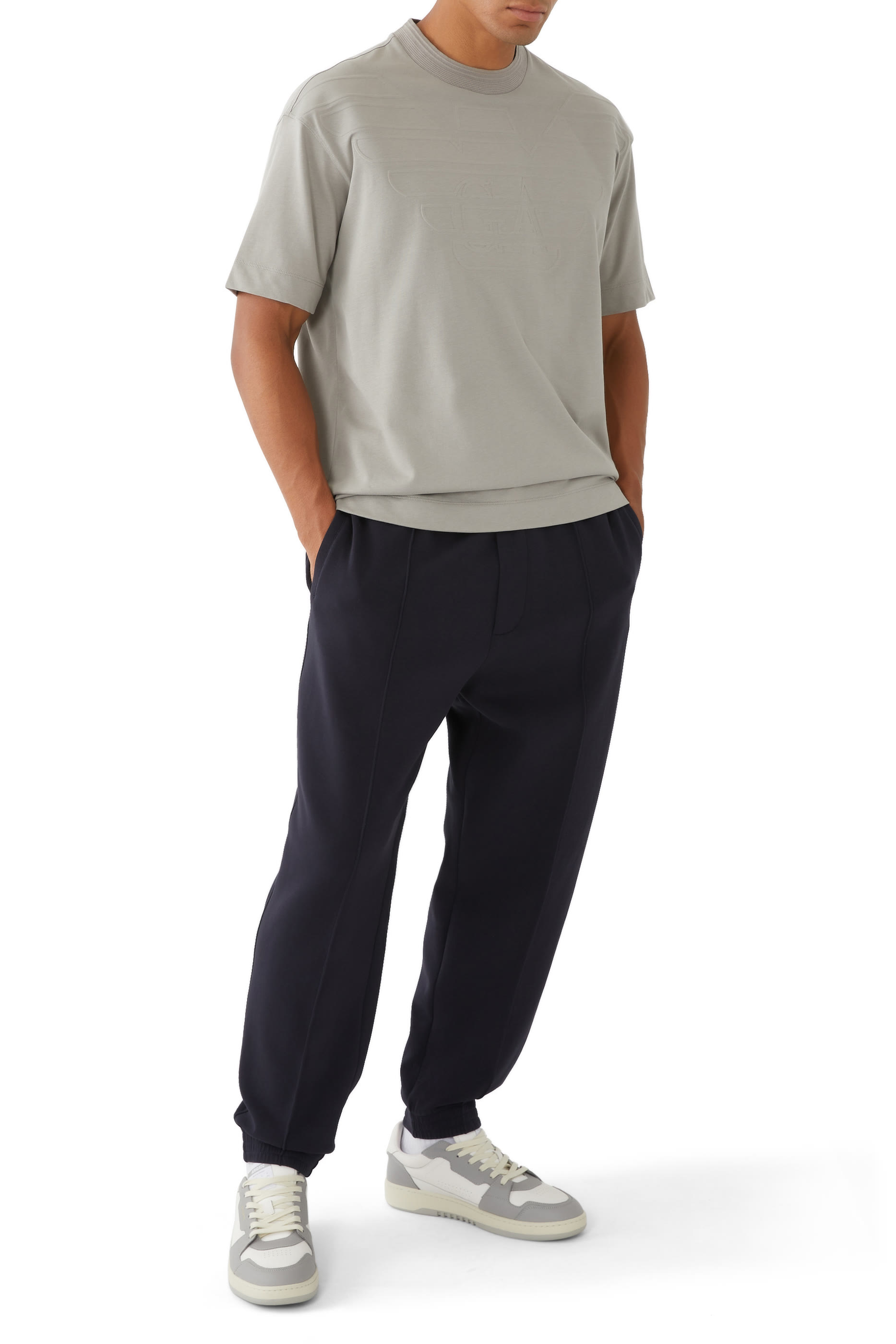 تيشيرت بشعار الماركة قطن جيرسيه