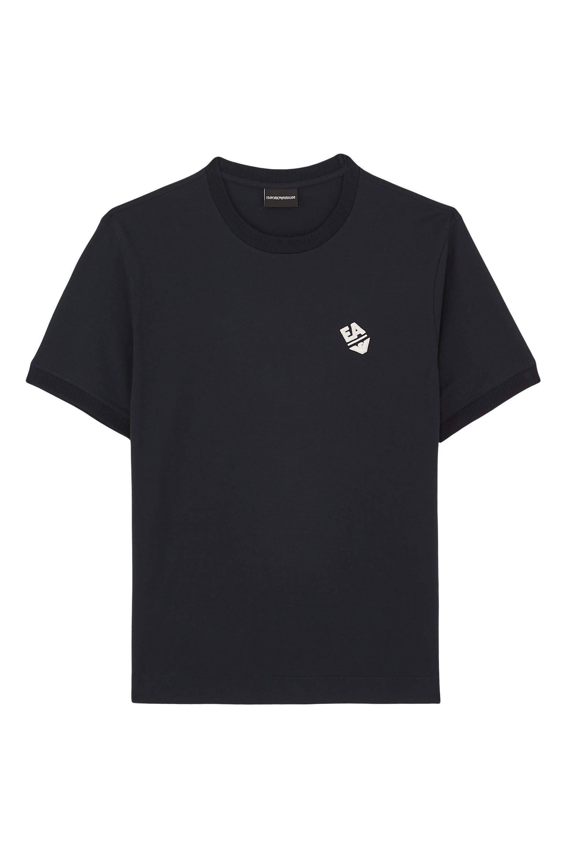 تيشيرت بشعار الماركة مضلع