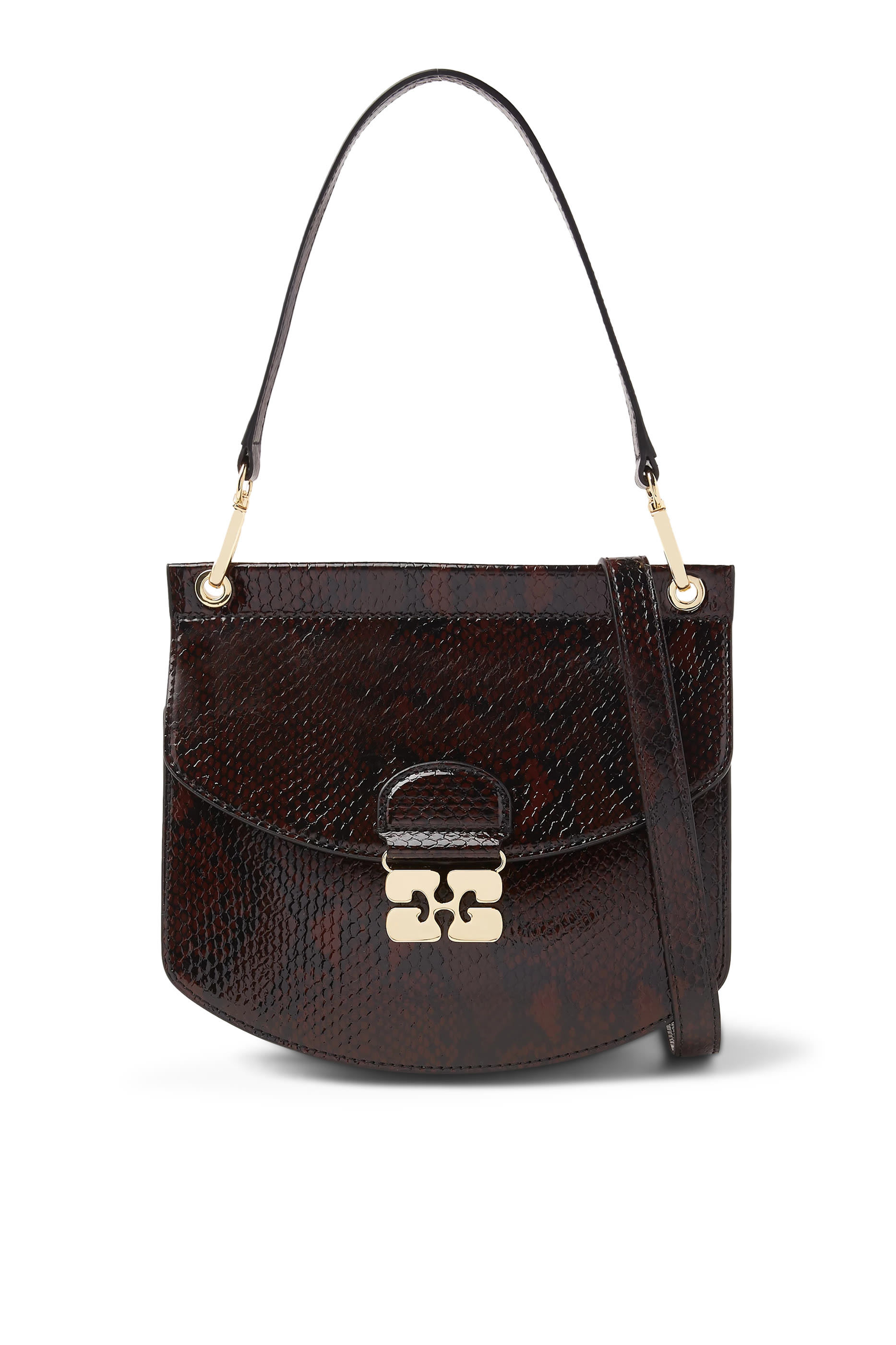 حقيبة أي بو -جي بنقشة جلد أفعى