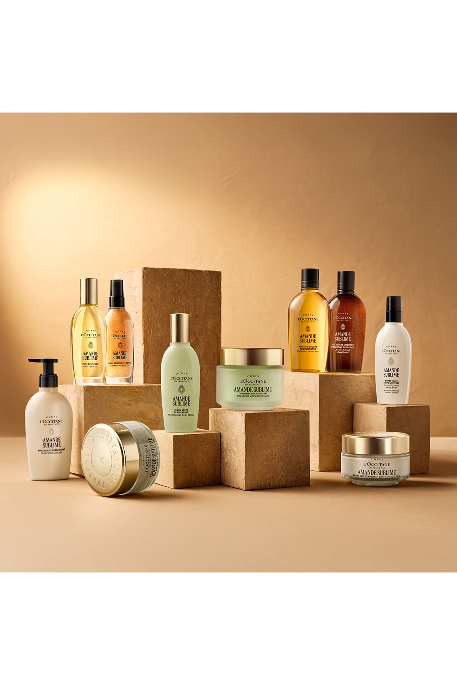 زيت اماند لامع للجسم باللوز