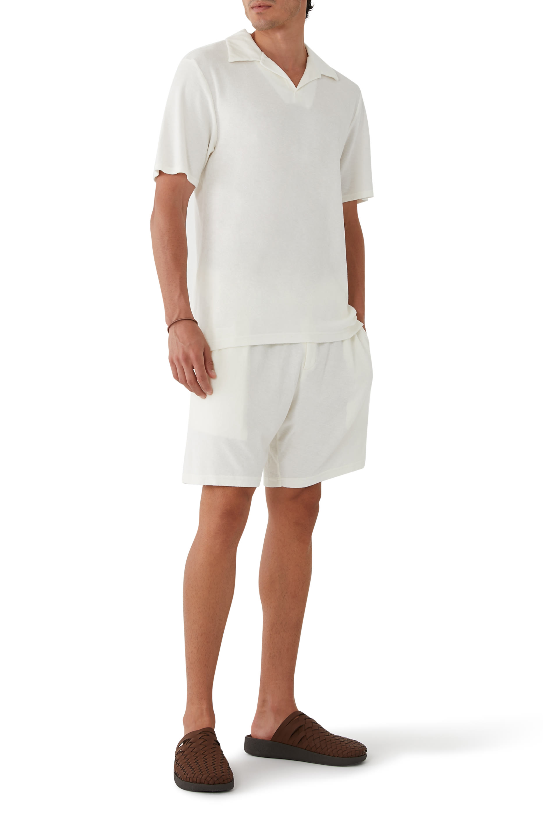 شورت أوغوستو من مزيج قطن تيري