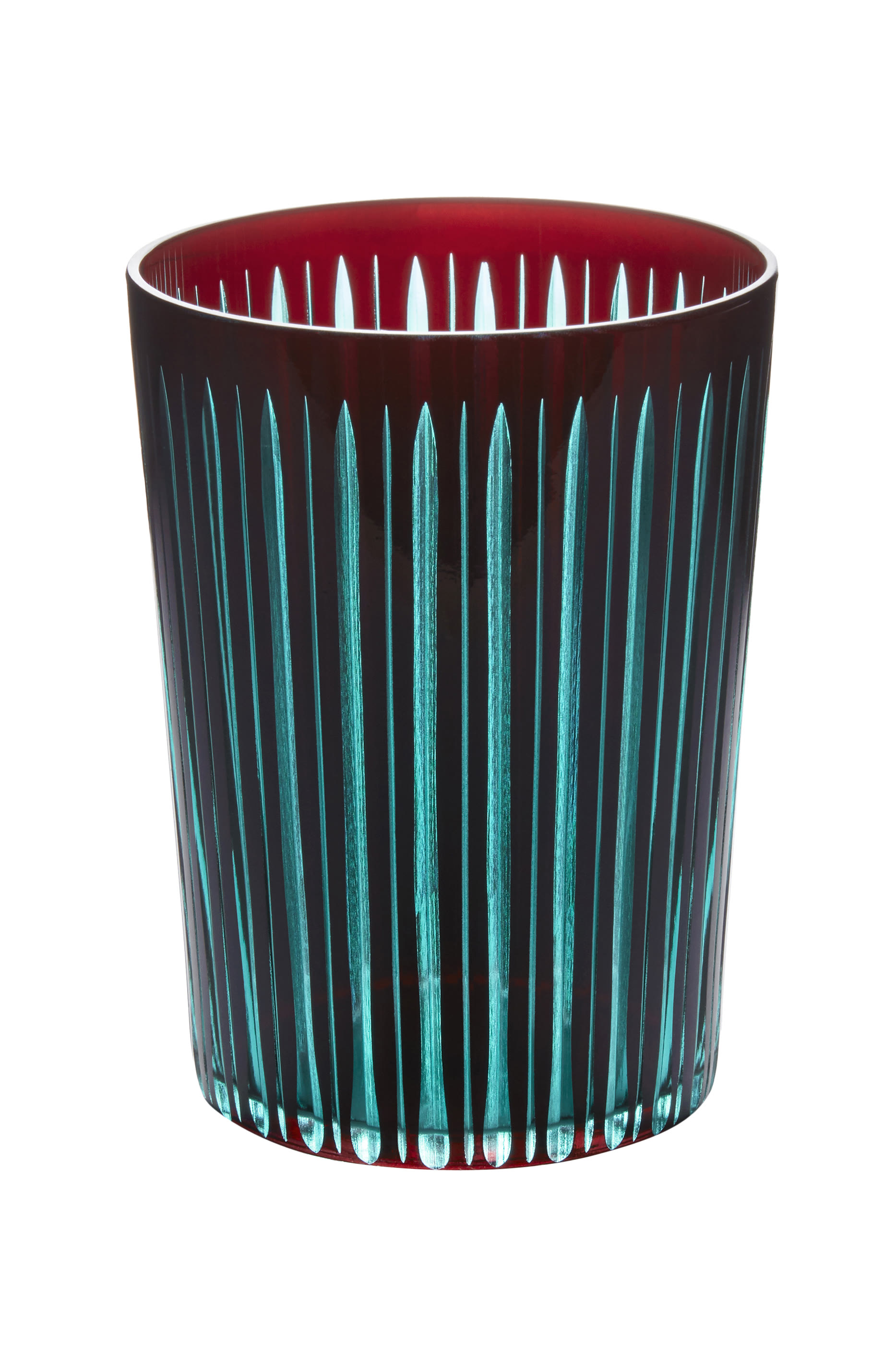 مجموعة كاسات بريسم طويلة بلون بوردو، 4 قطع