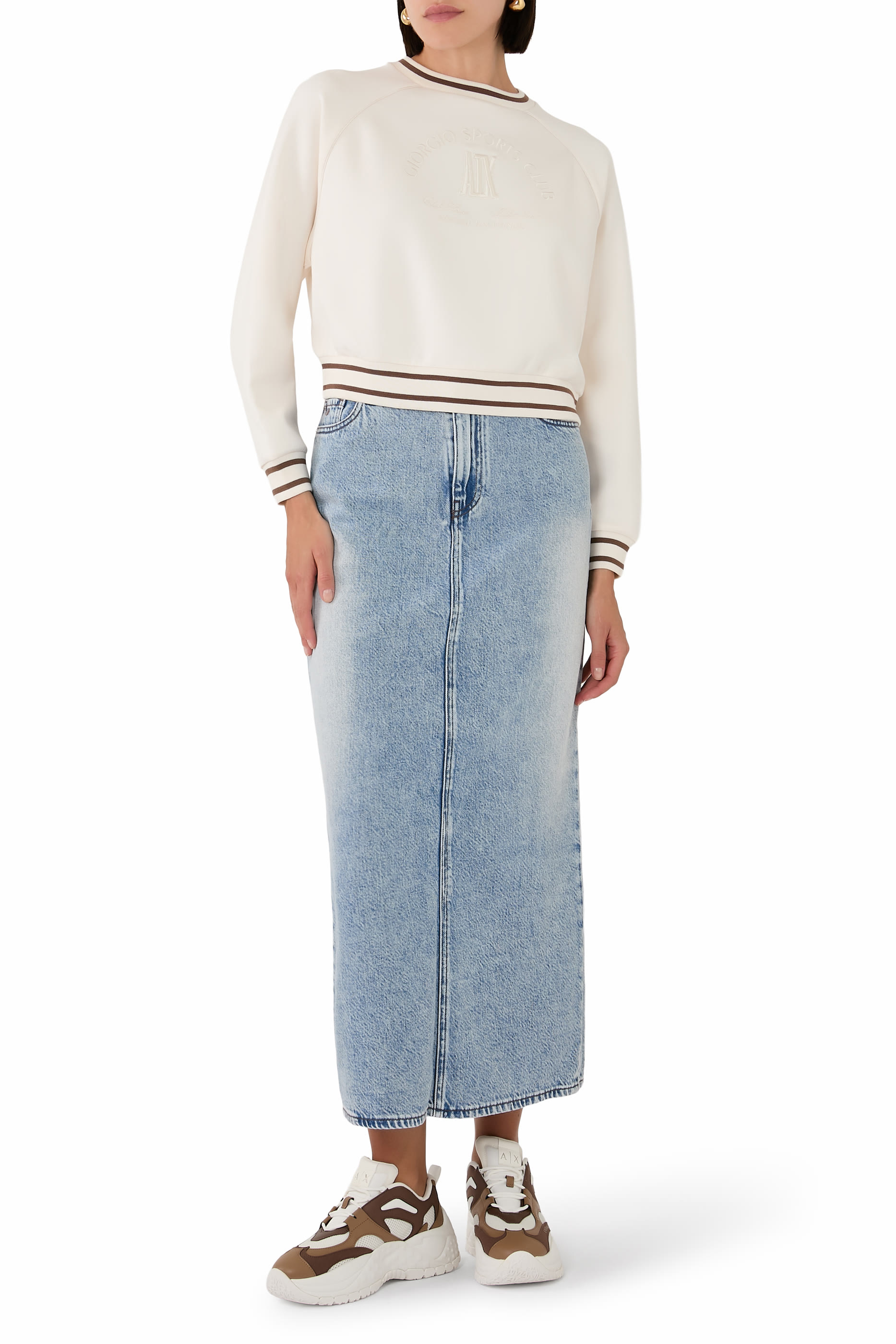 سويت شيرت كلوب هاوس بياقة ضيقة