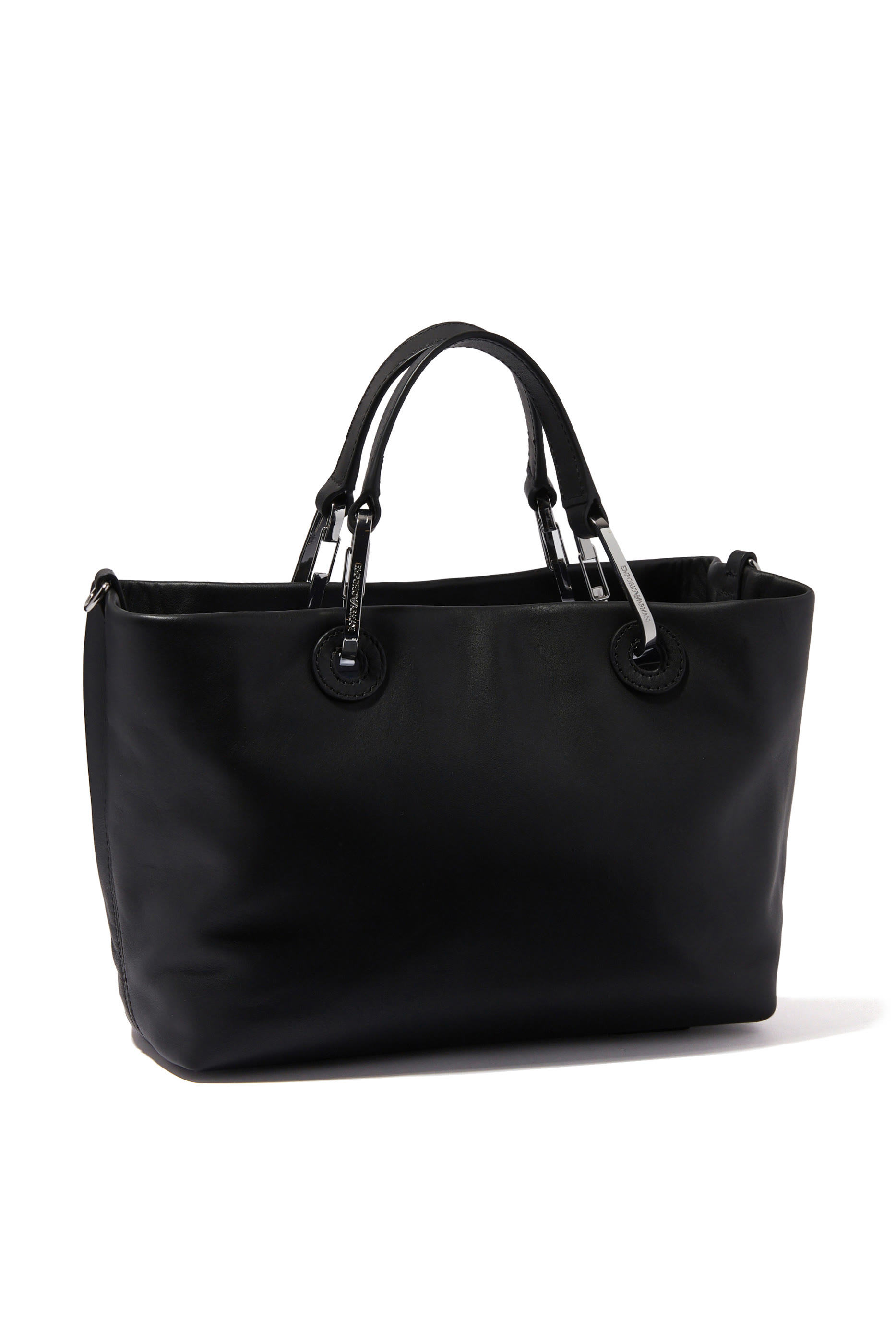 حقيبة يد ما اي ايه بحلية شعار الماركة