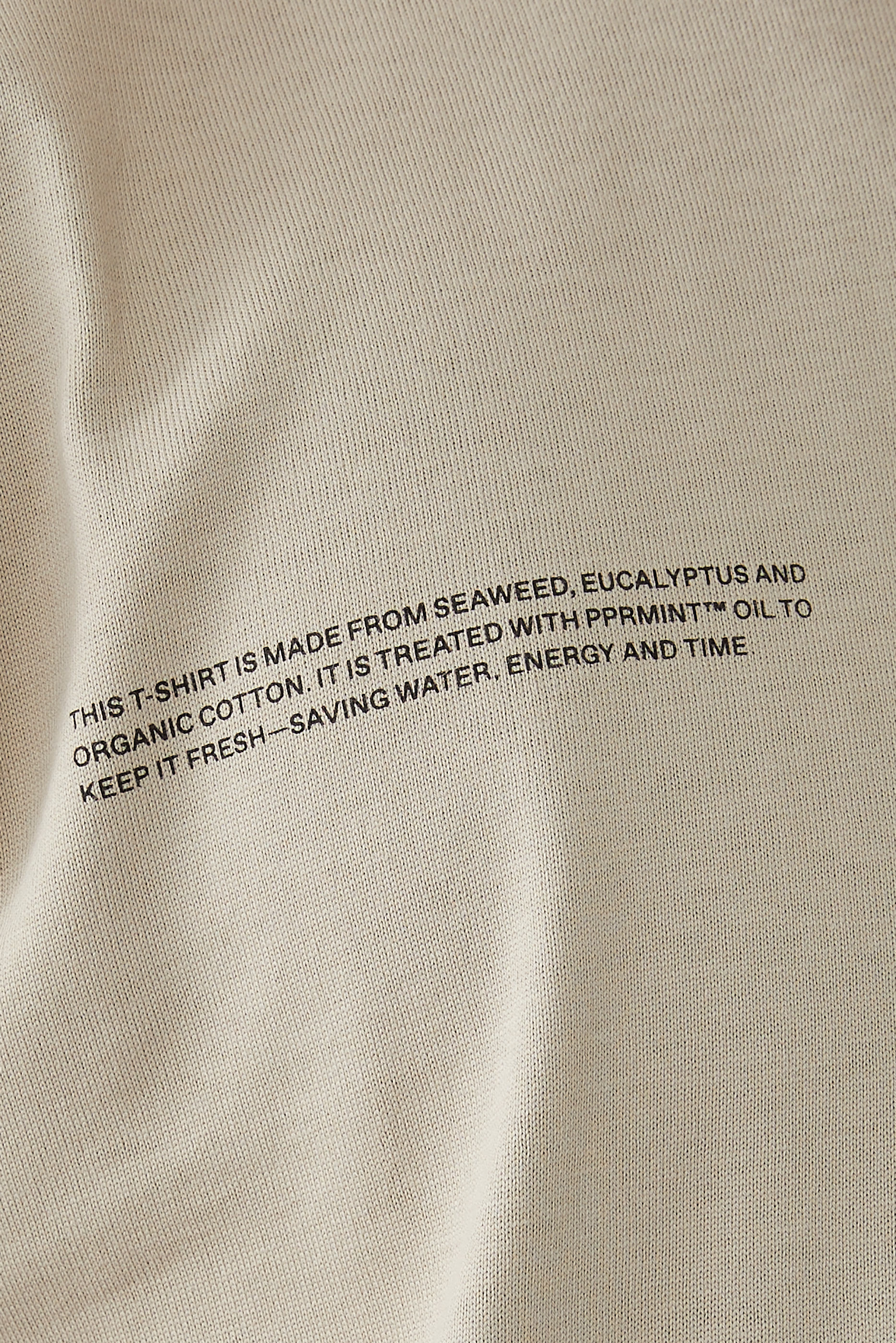 تيشيرت قطن عضوي بألياف الأعشاب البحرية