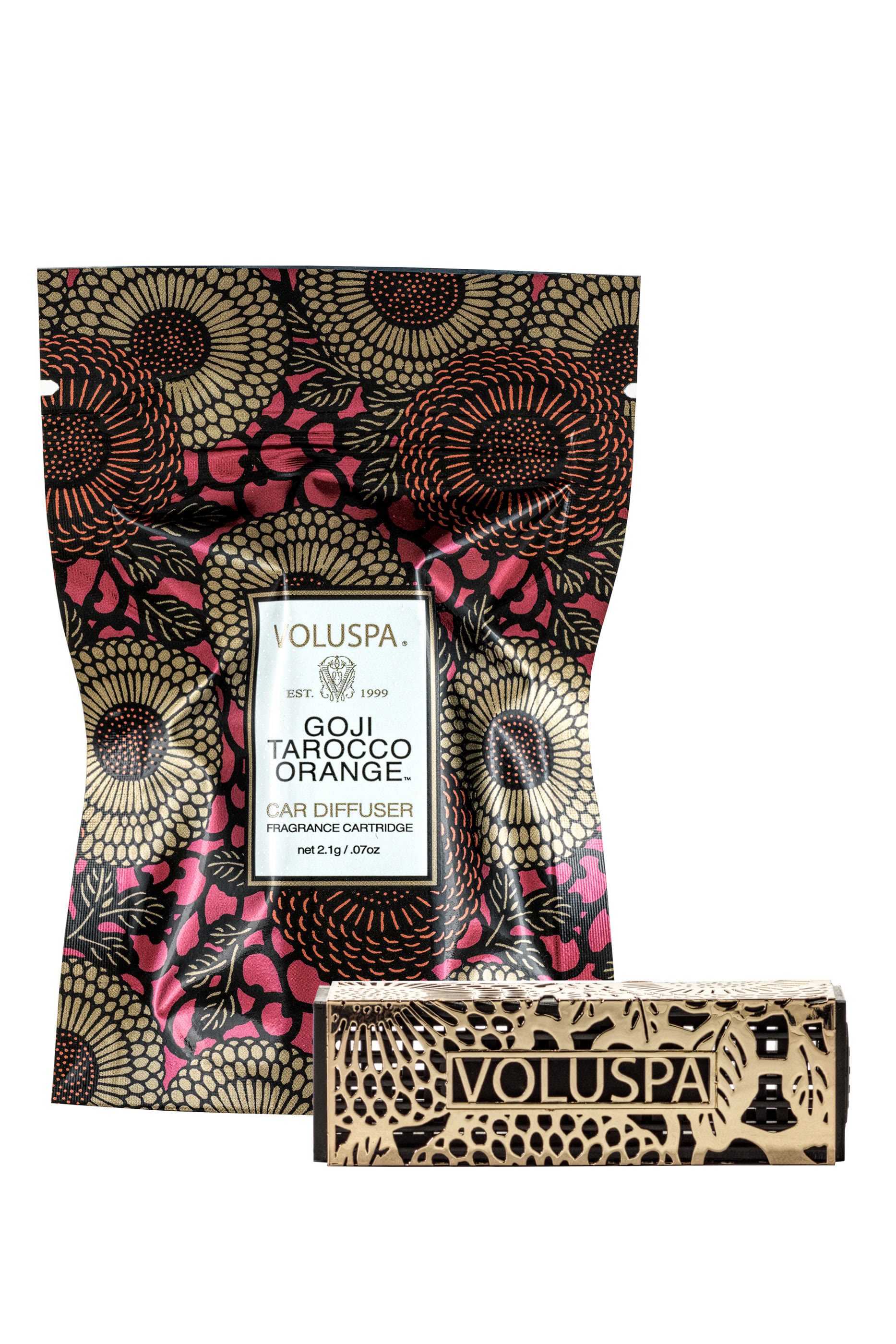 موزع وعبوة عطر غوجي تاروكو أورانج للاستخدام أثناء السفر