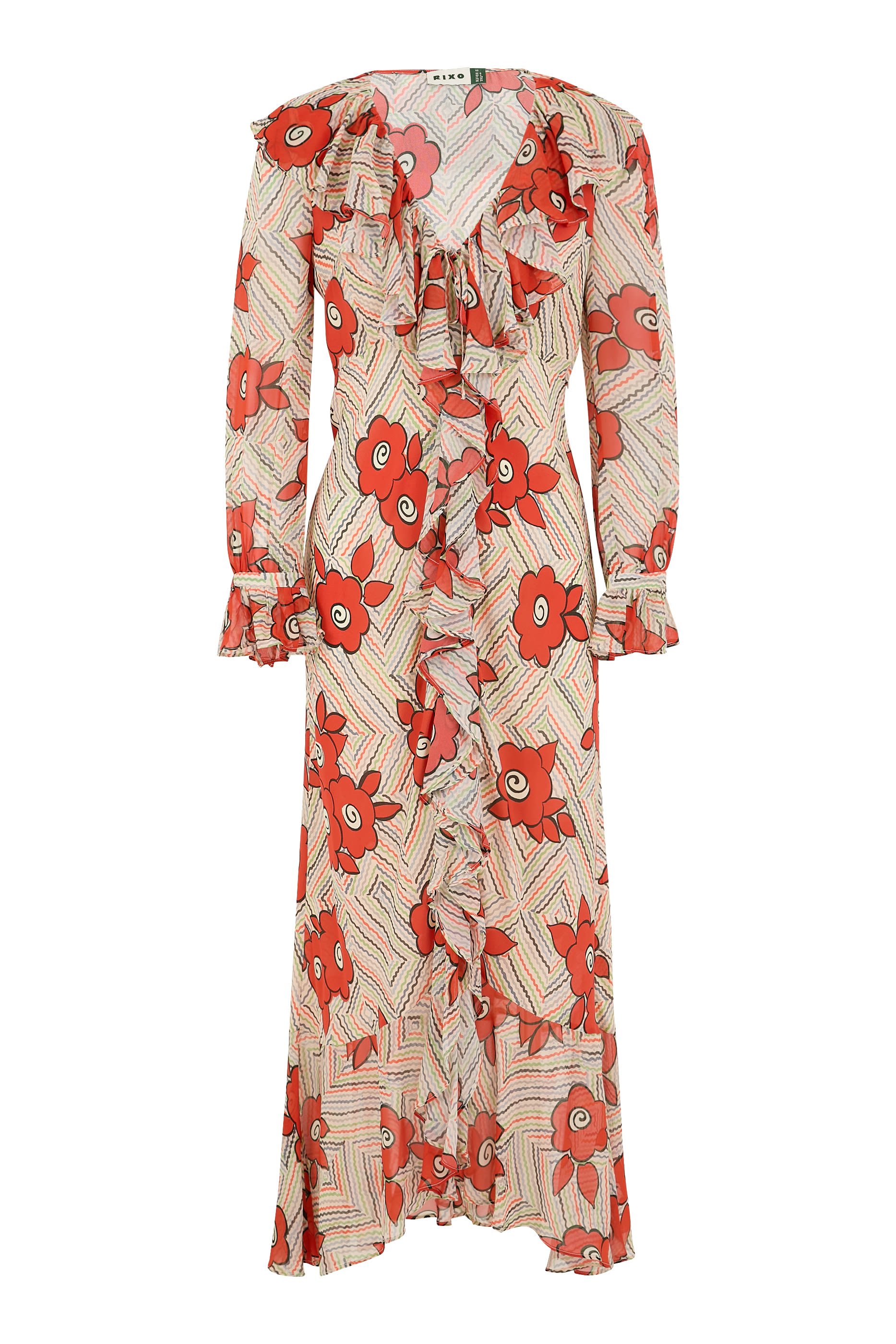 فستان كاتي متوسط الطول