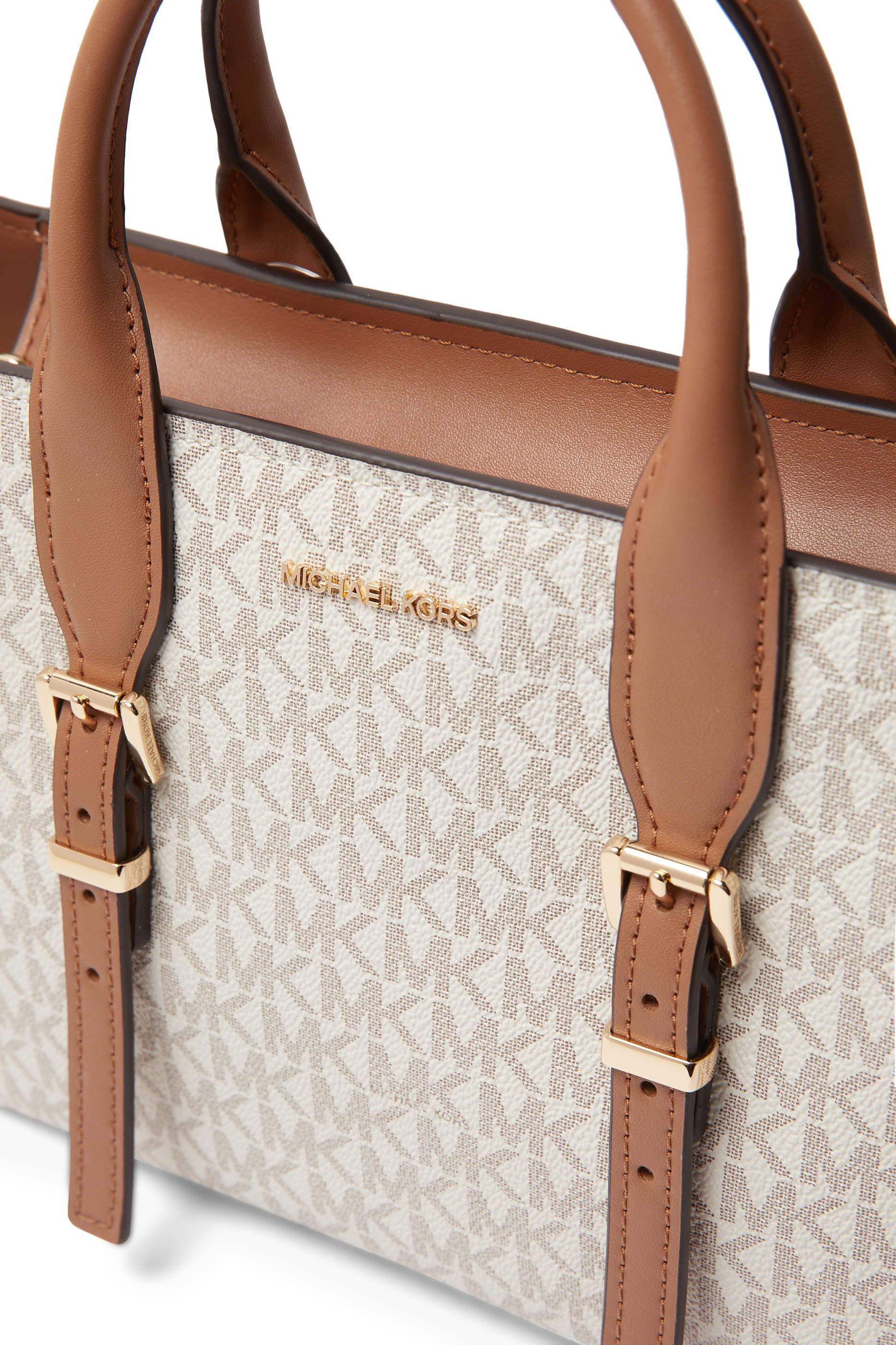 حقيبة يد مور  صغيرة قماش قنب بطلاء شعار الماركة