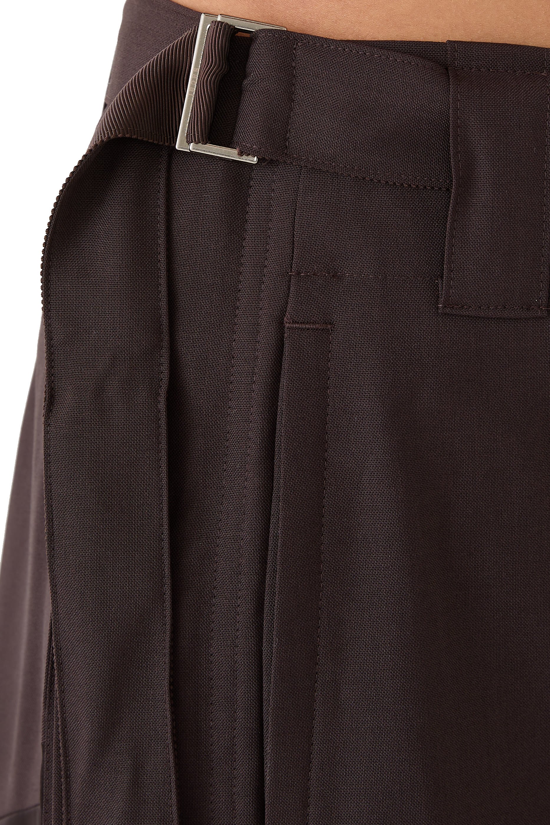 تنورة مزيج قماش بدلة