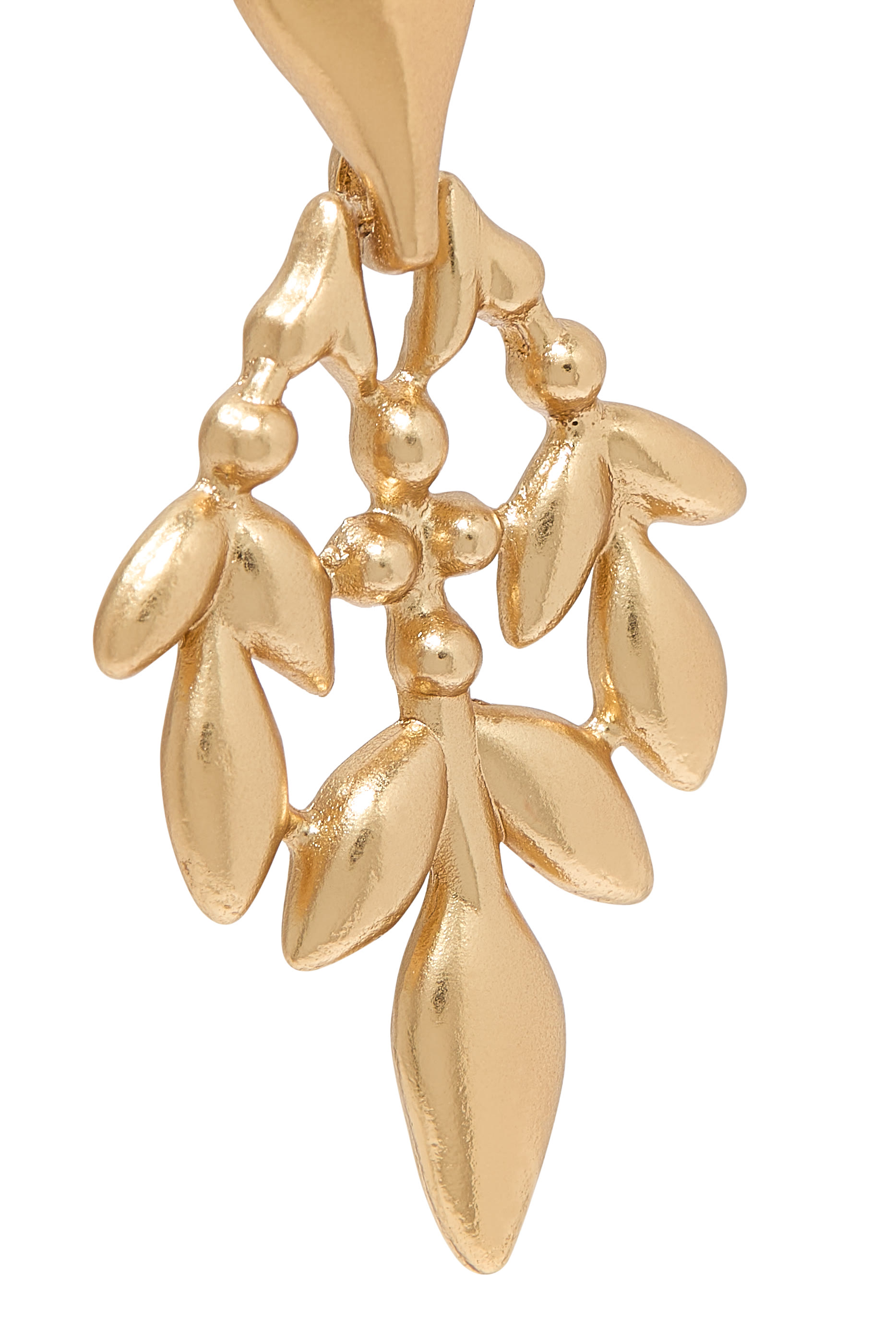 أقراط أوليا، نحاس مطلي بالذهب