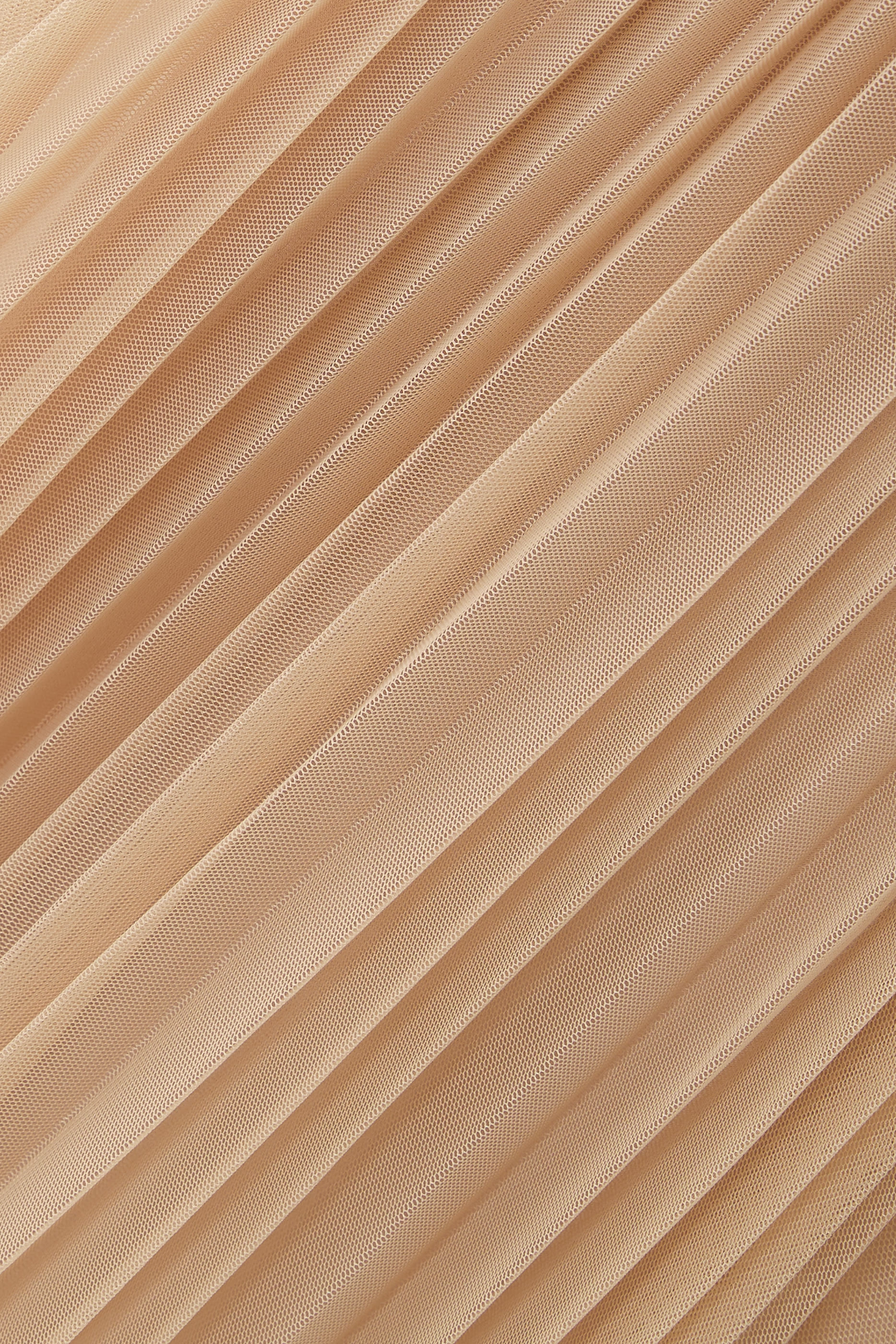 تنورة متوسطة الطول بطيات