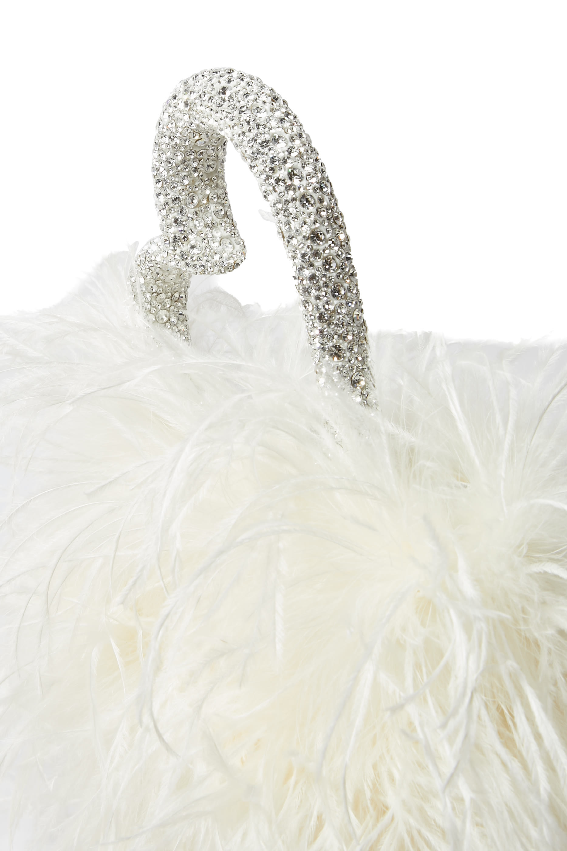 حقيبة صغيرة لوف مزينة بالريش