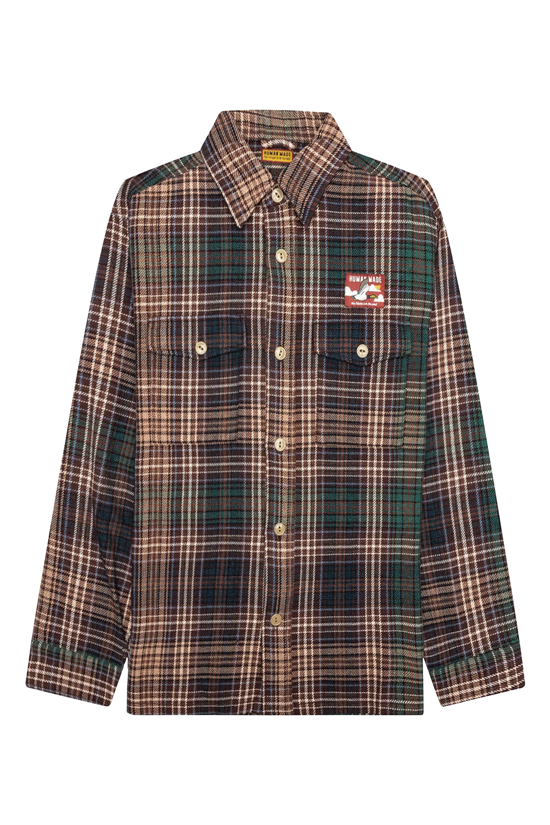 قميص بنقشة مربعات