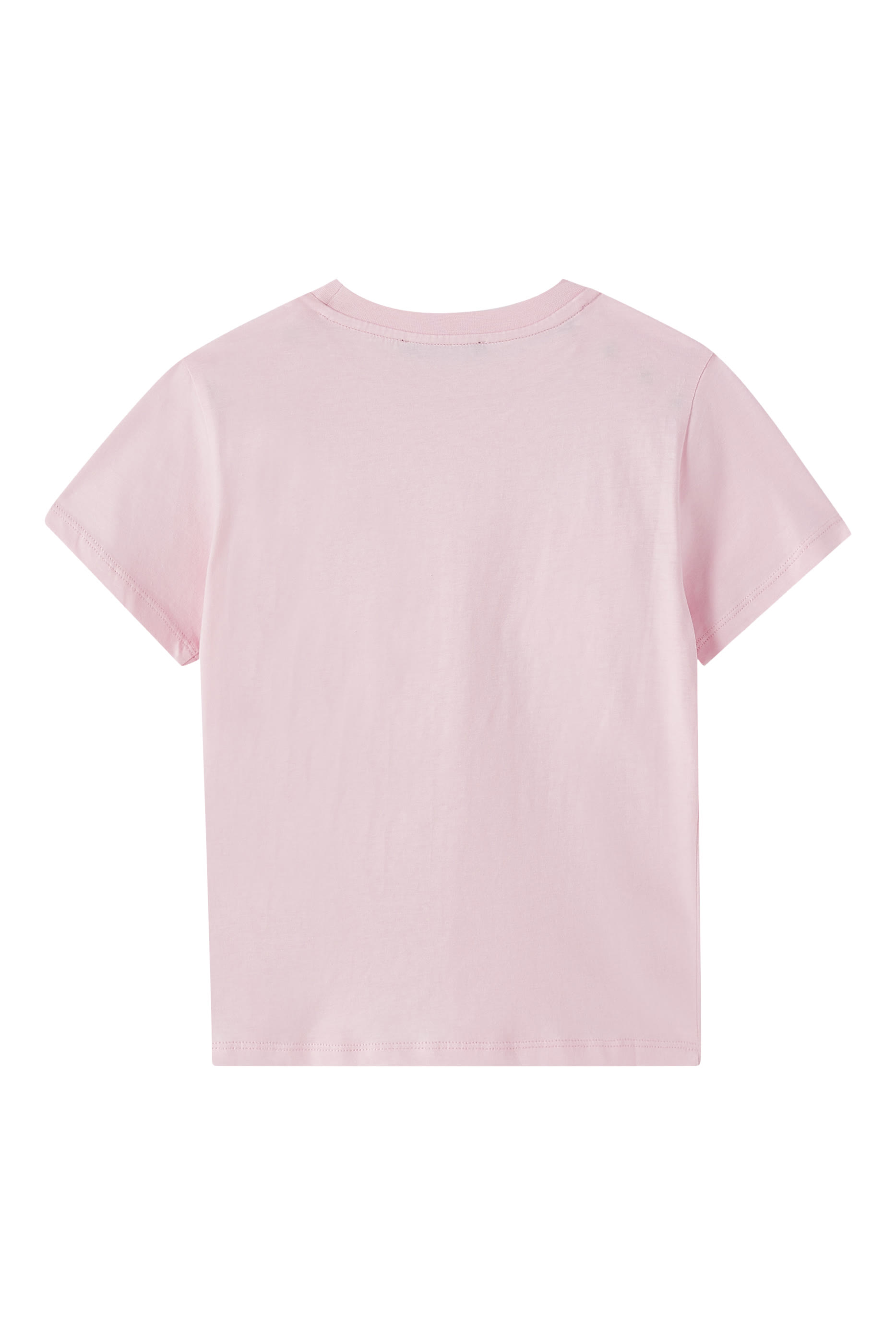 تيشيرت بشعار الماركة قطن جيرسيه للأطفال