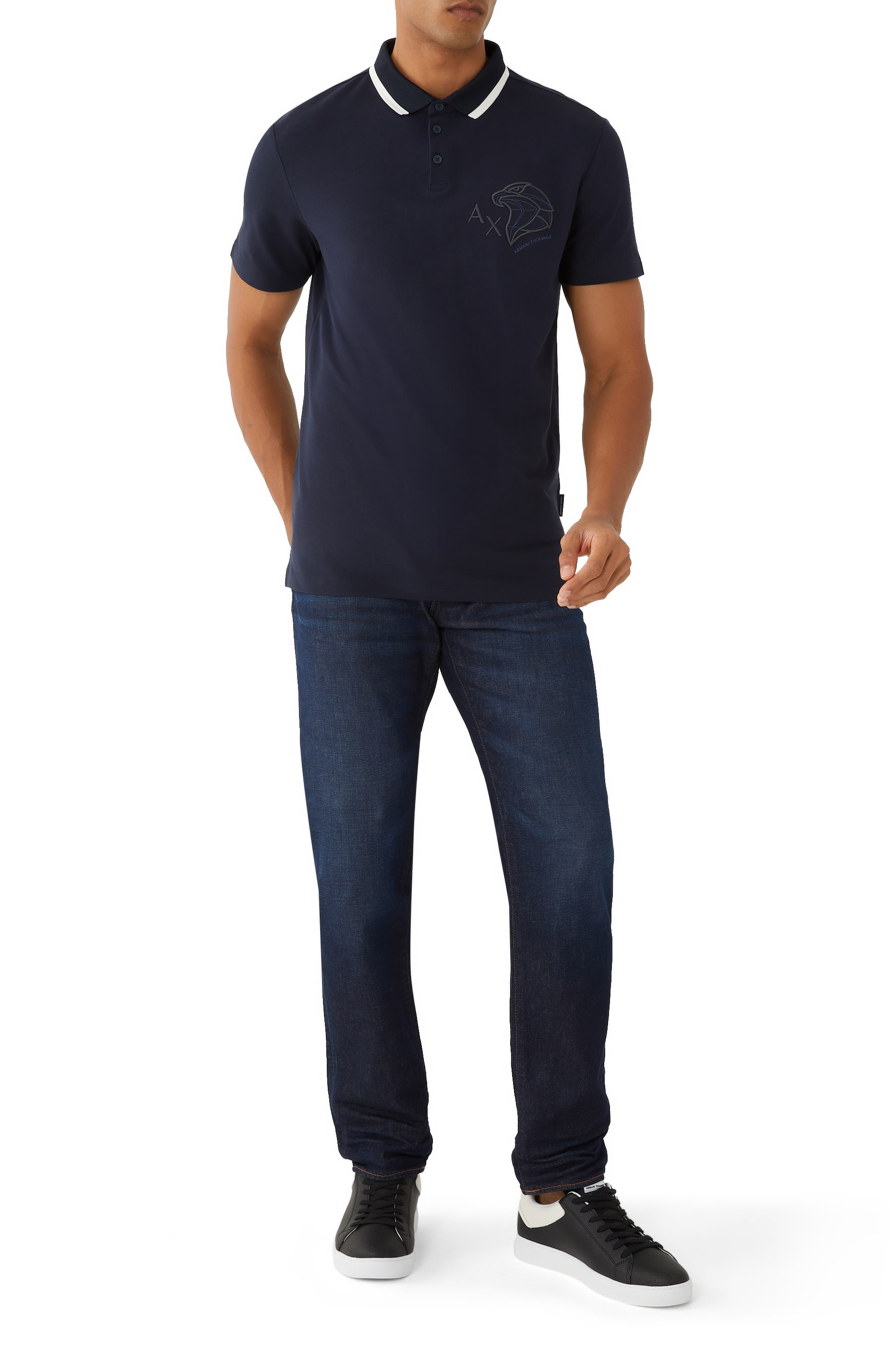 قميص بولو ديجيتل ديزرت بشعار الماركة