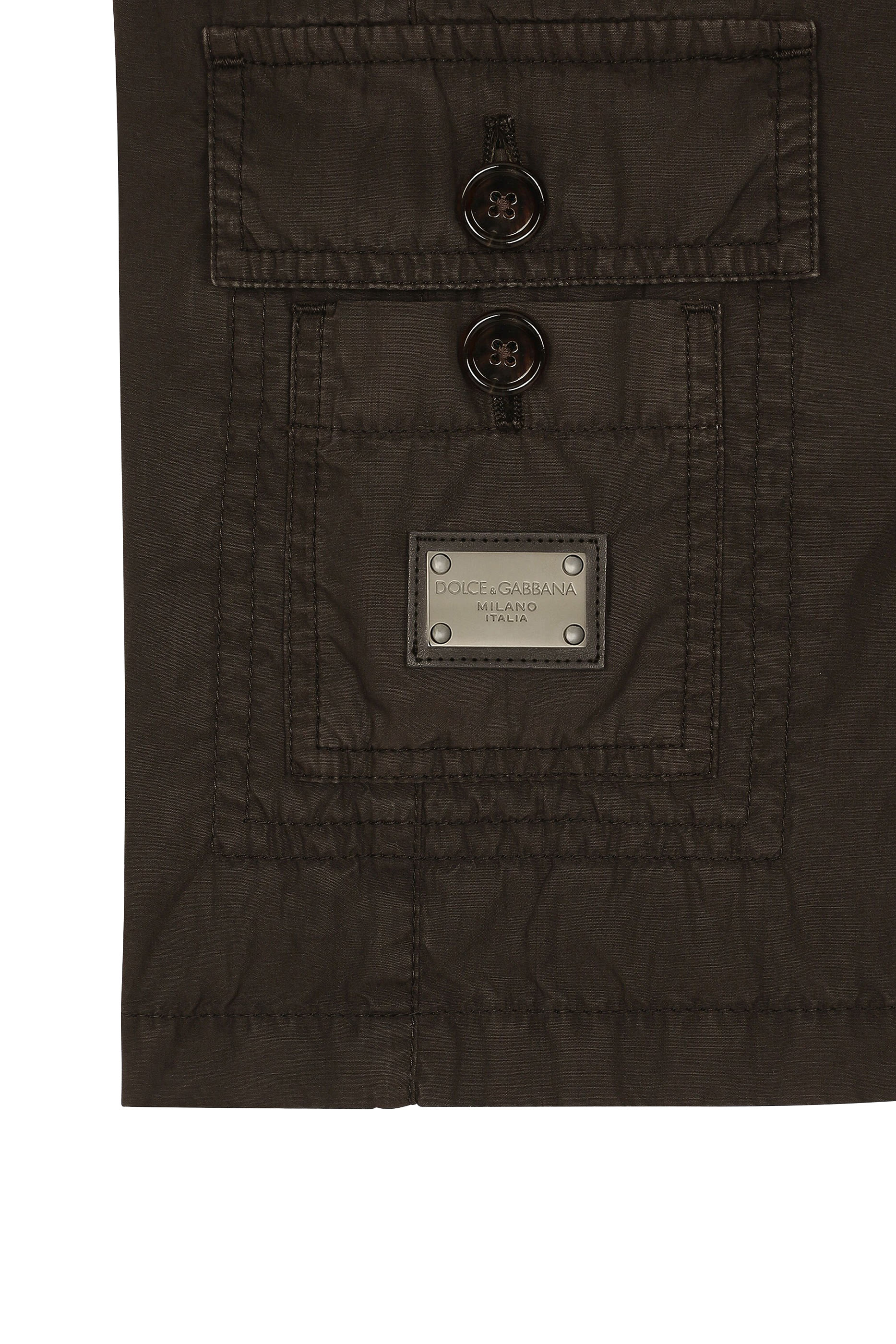 شورت كارغو مزيج بولين بشارة بشعار الماركة للأطفال