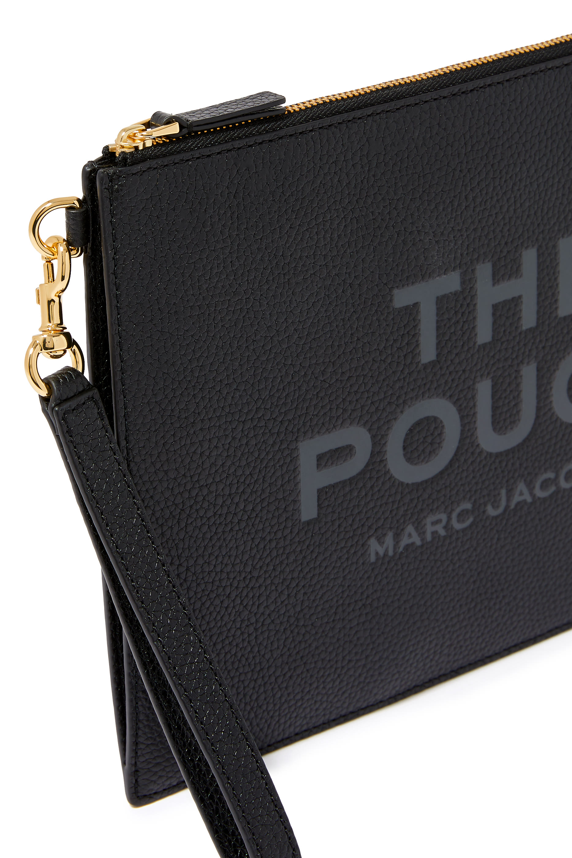 محفظة كبيرة بشعار الماركة جلد