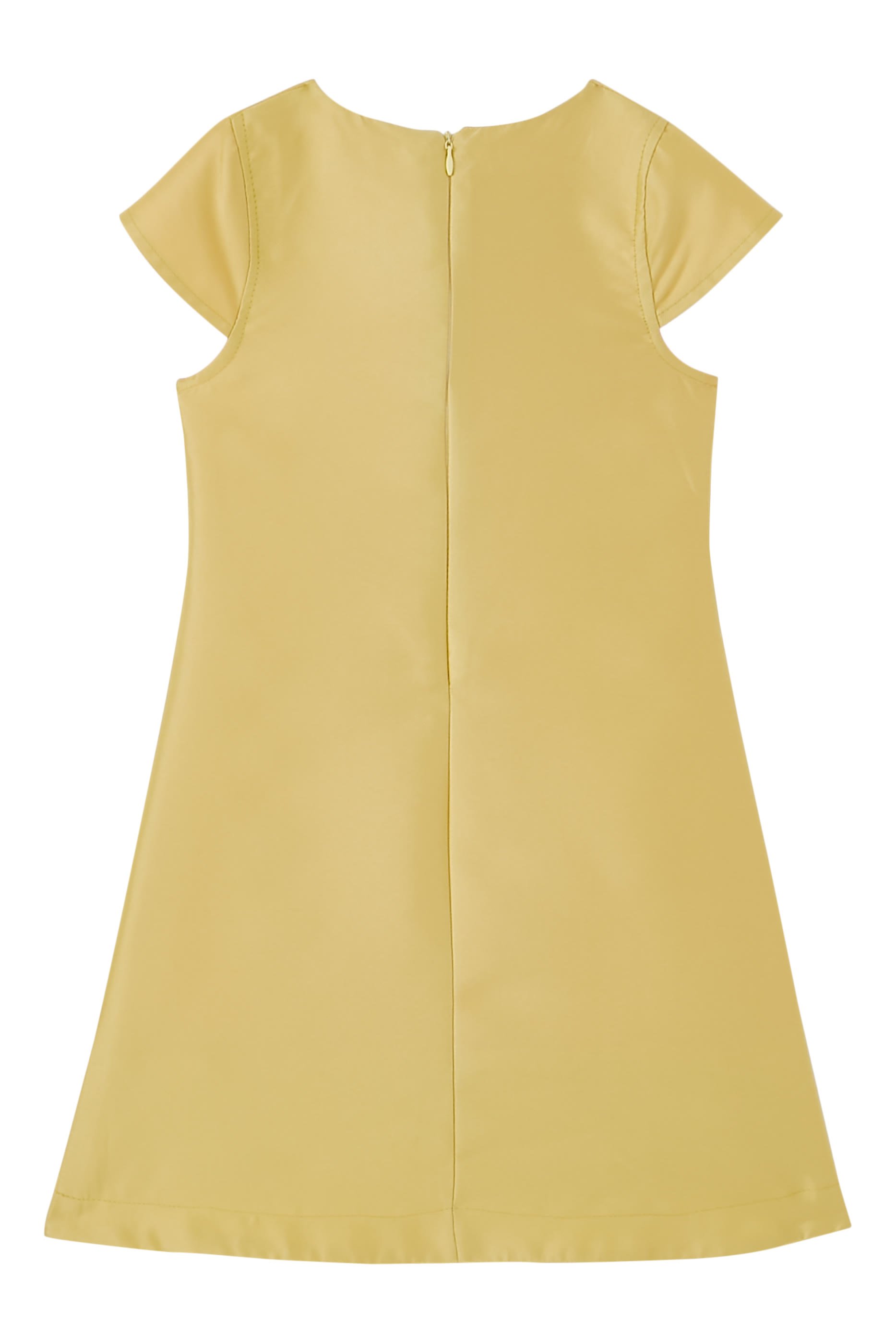 فستان بأزرار كريستالية للأطفال