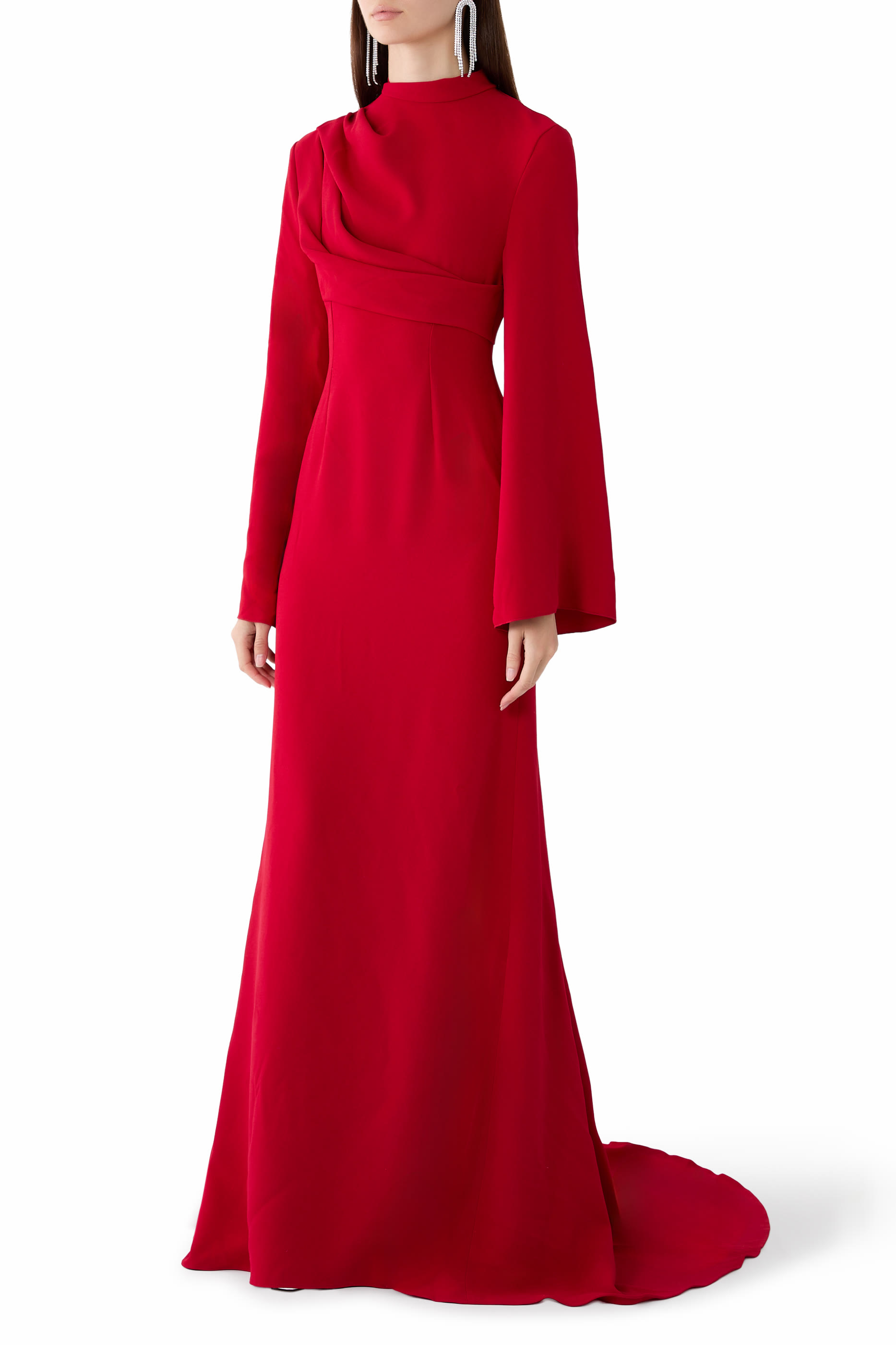 فستان سهرة سوينتون بذيل