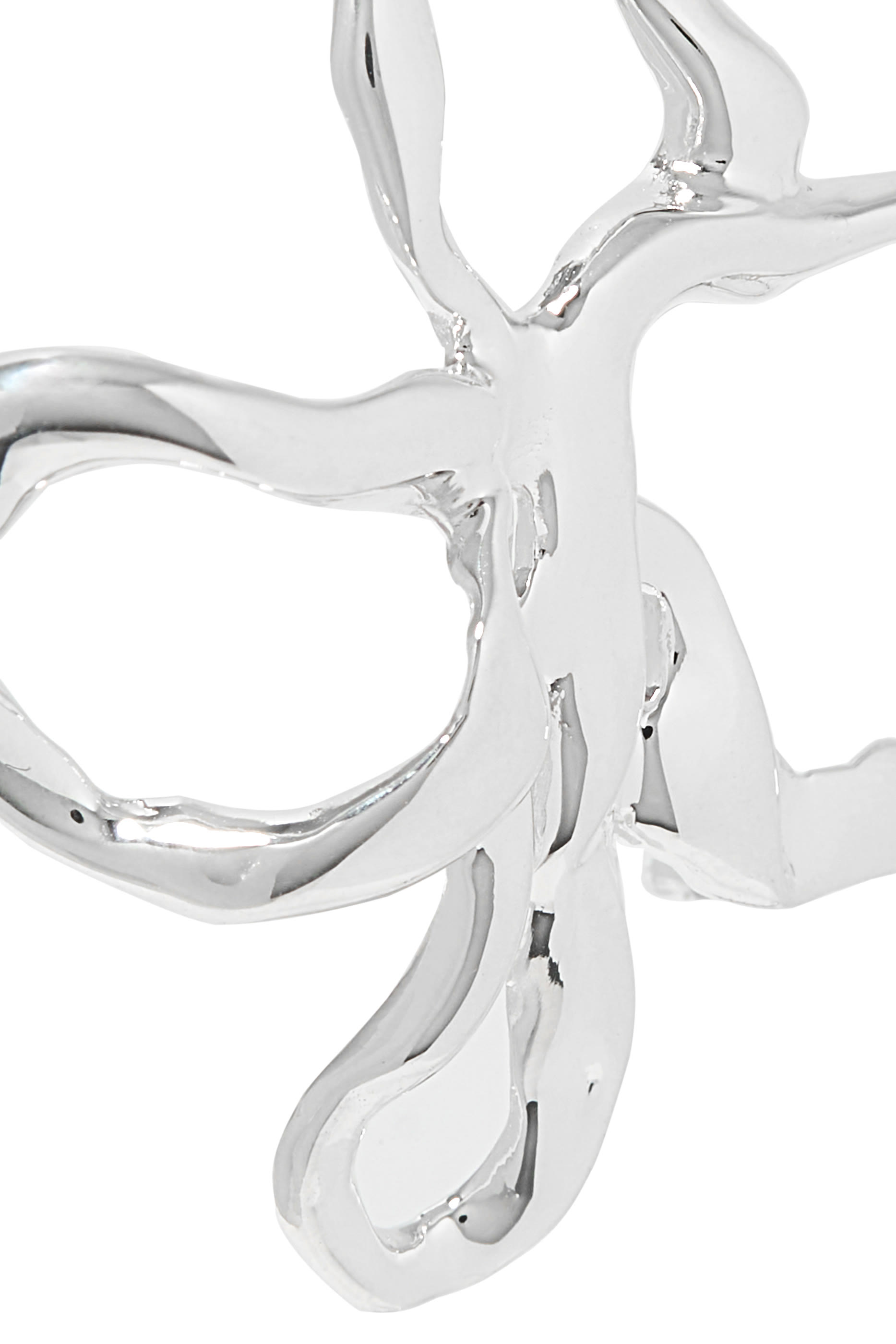 أقراط ذا باست ويذين ذا بريزنت، فضة استرلينية معاد تدويرها مطلية بذهب أصفر عيار 18