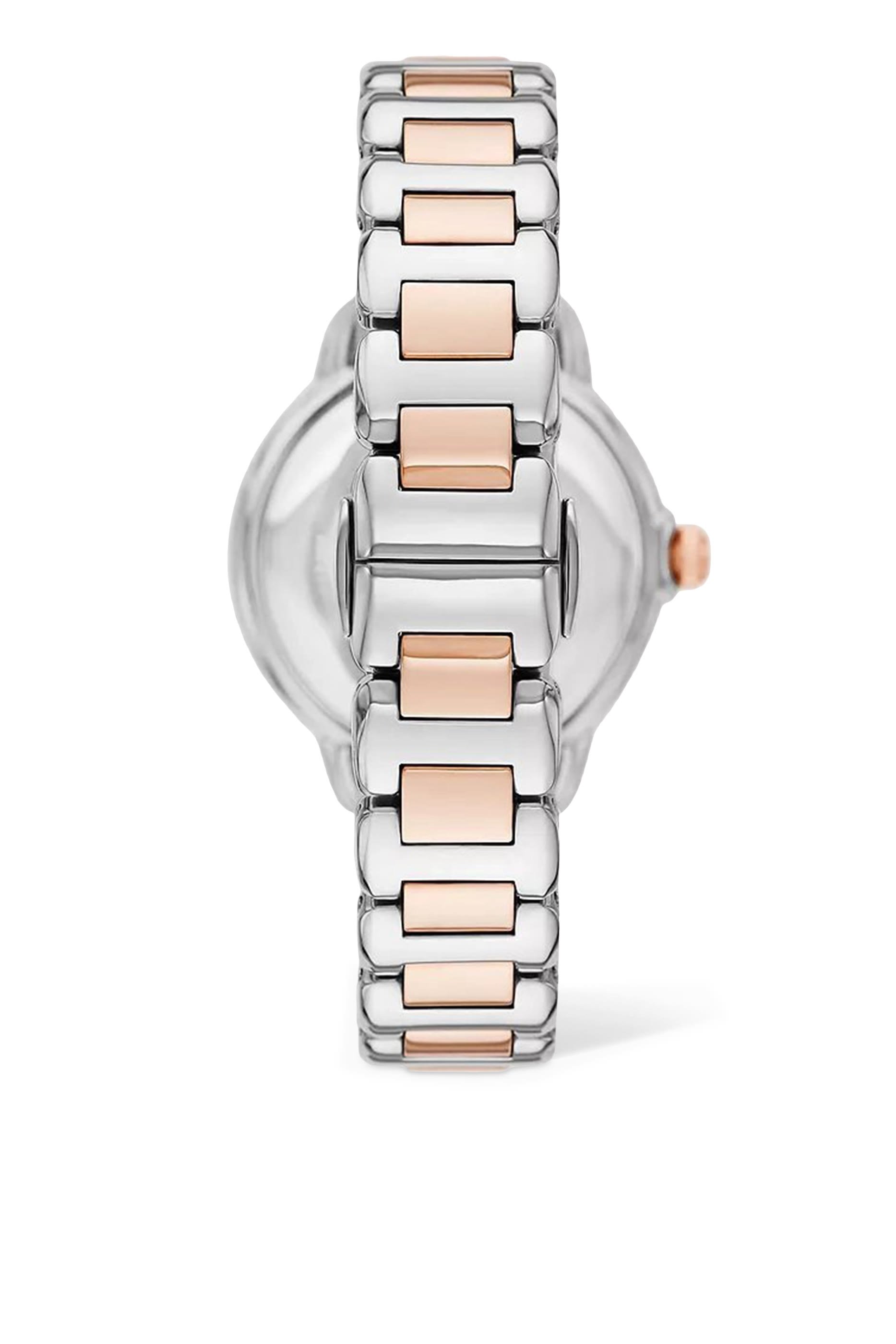 ساعة بثلاث عقارب ستانلس ستيل