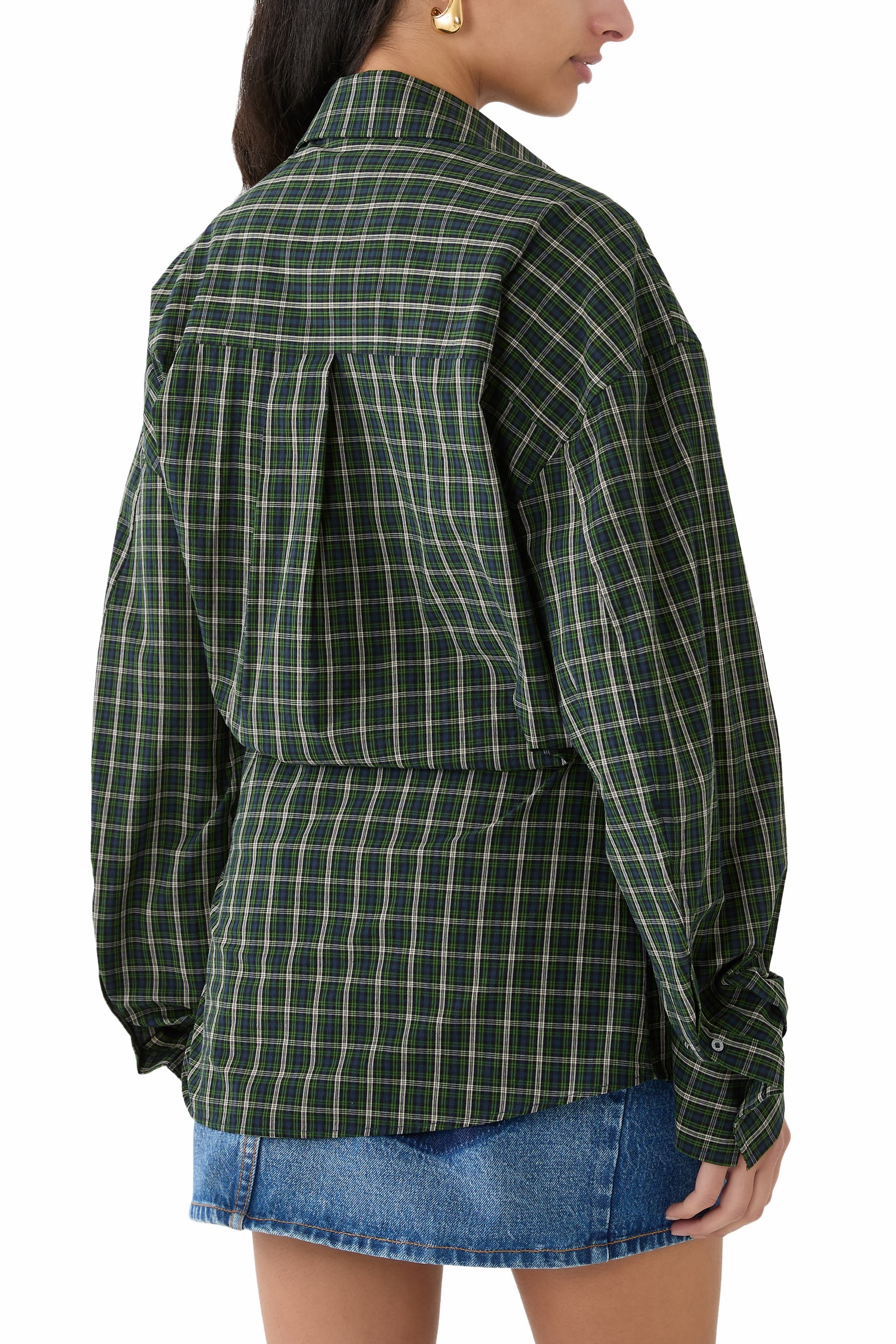 فستان قصير بتصميم ملفوف