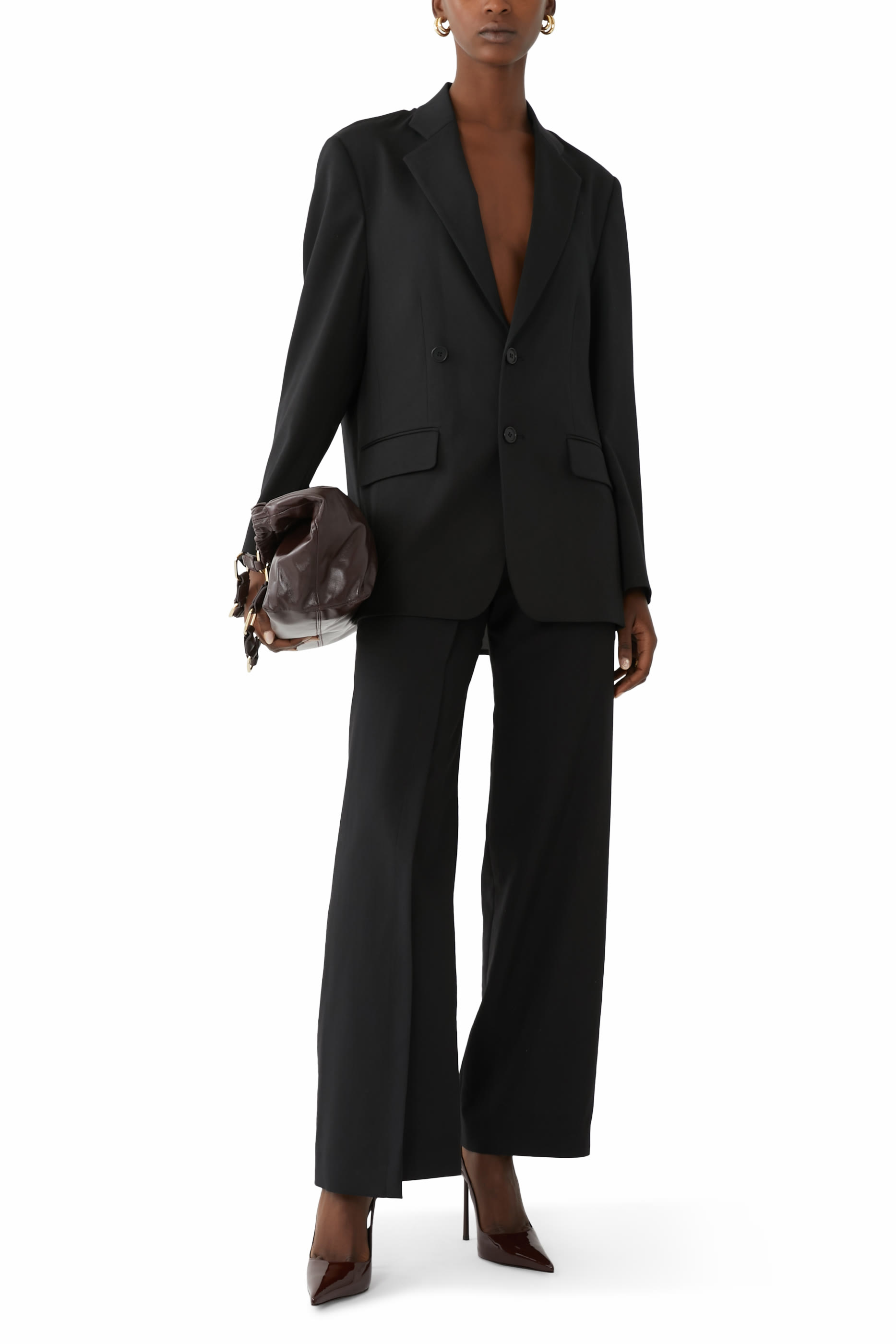 بنطال بتصميم تنورة ملفوفة