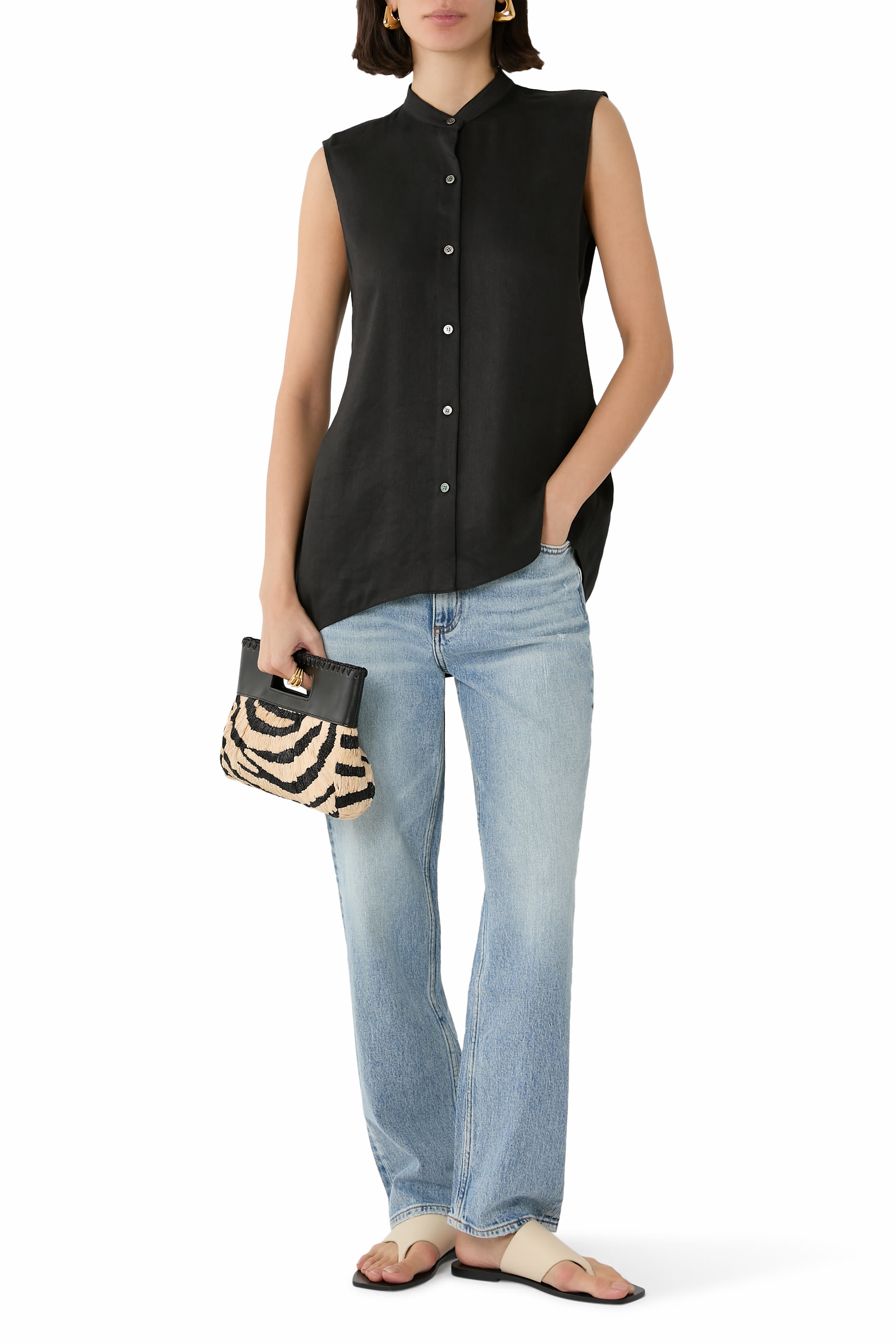 بنطال جينز هارلو بطول الكاحل