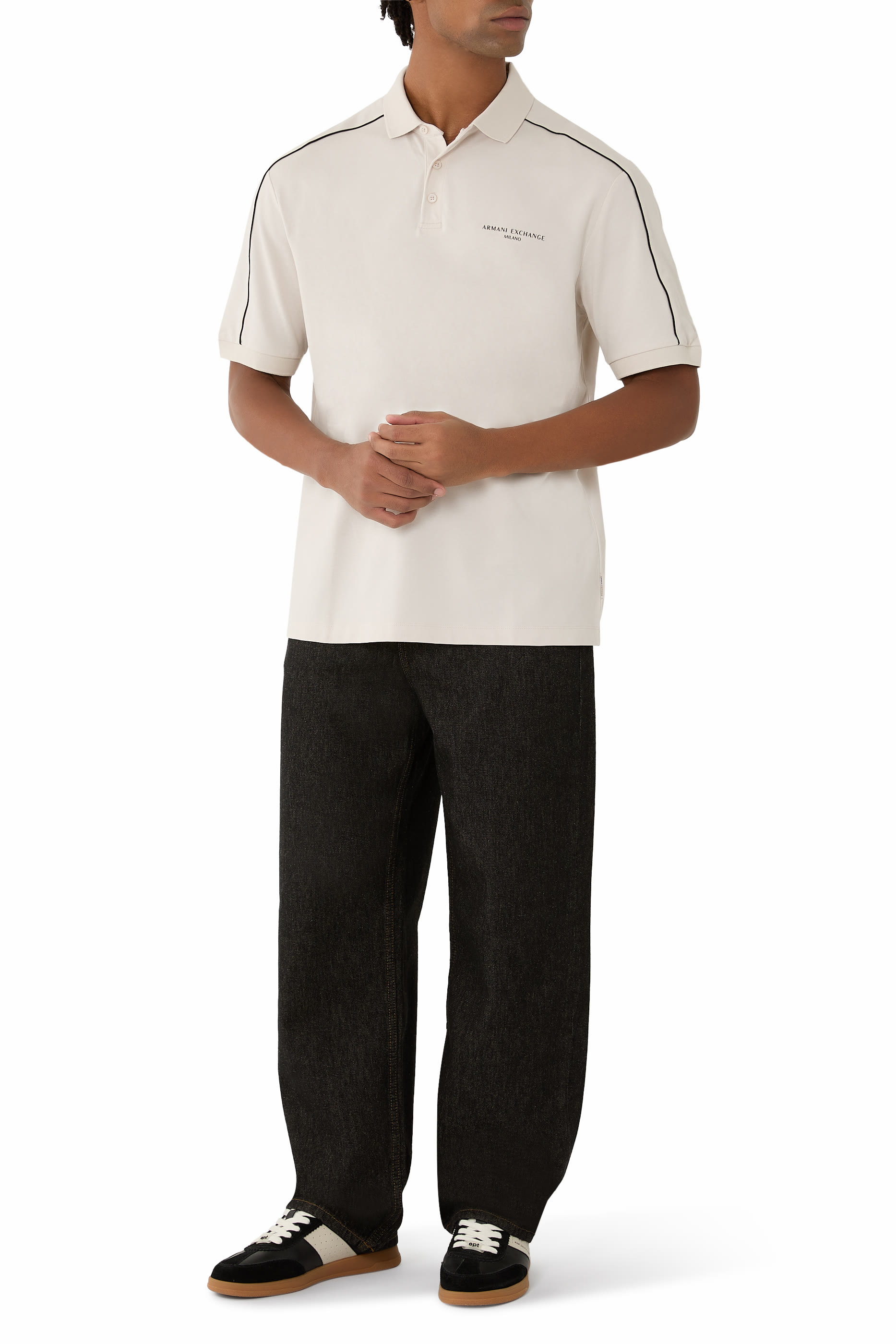 قميص بولو بتصميم جامعي