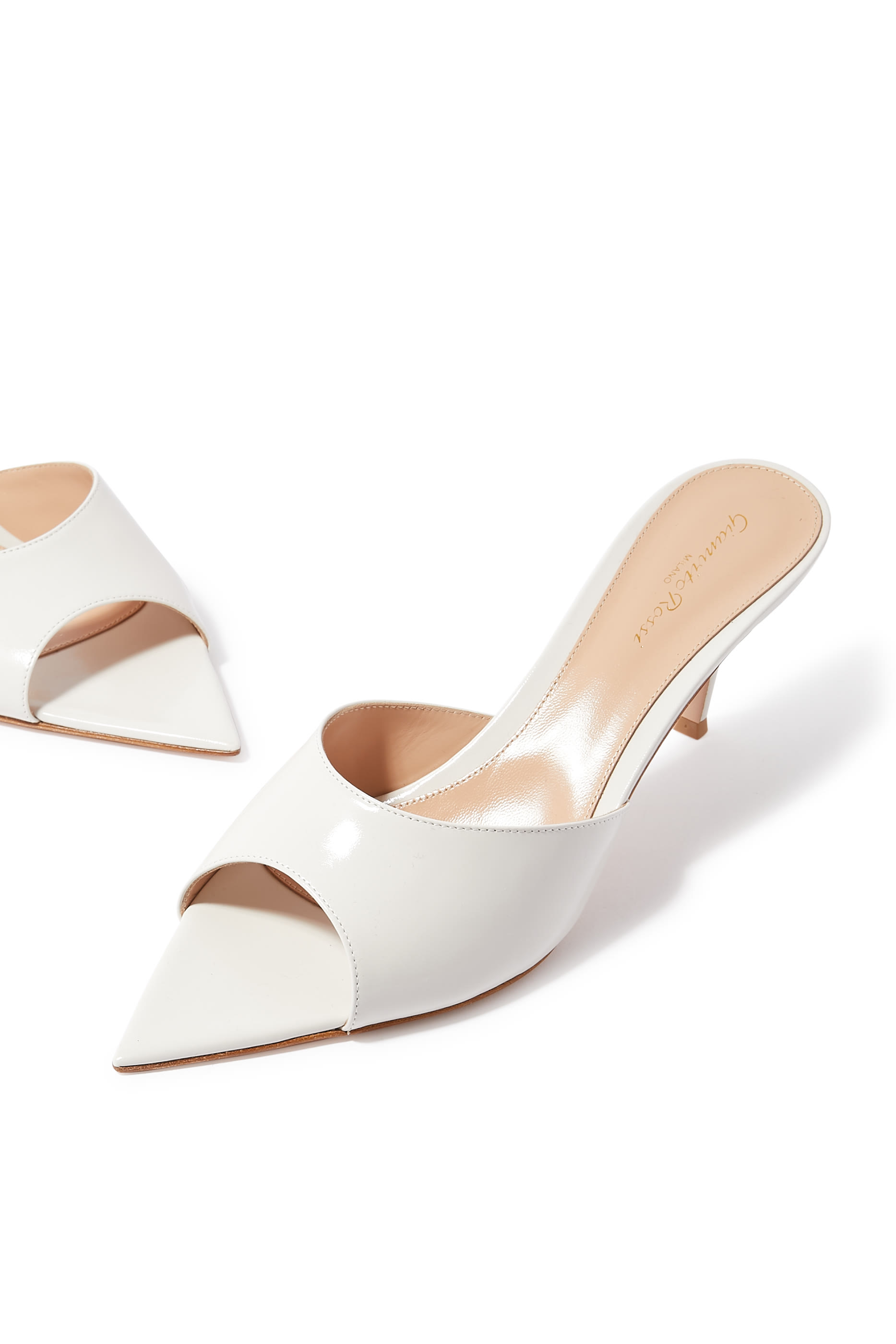 حذاء إيل 70 مفتوح جلد لامع