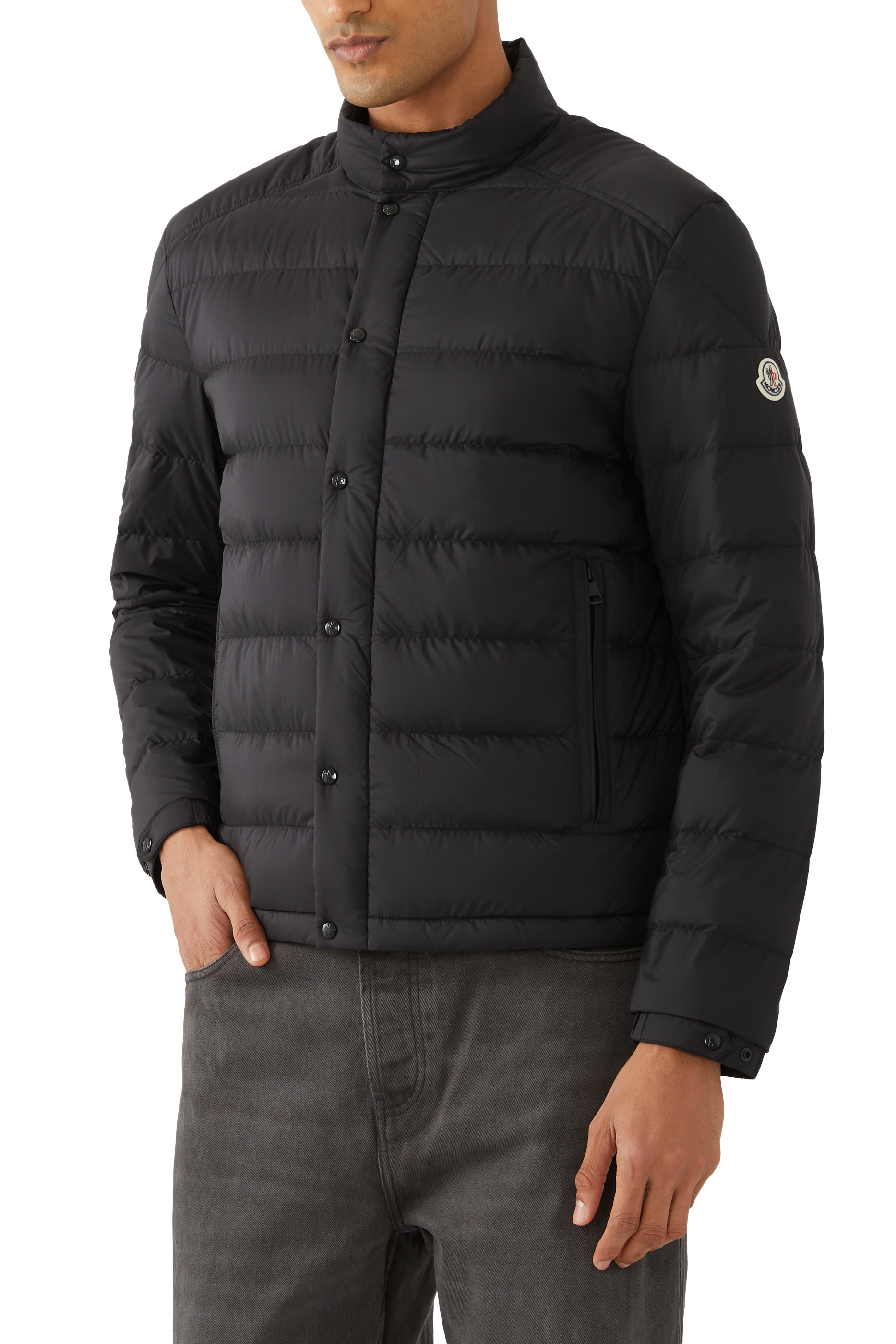 جاكيت قصير بتصميم مبطن بالزغب