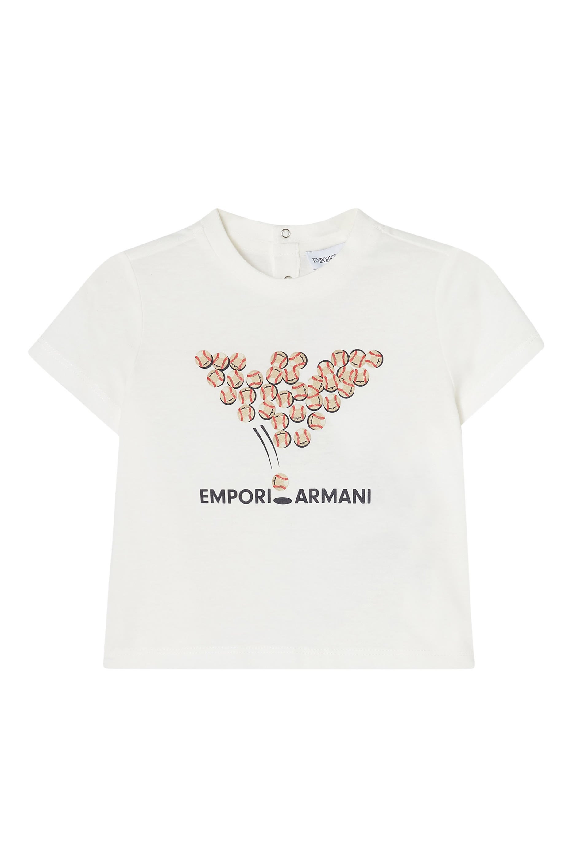 تيشيرت بطبعة بيسبول للأطفال