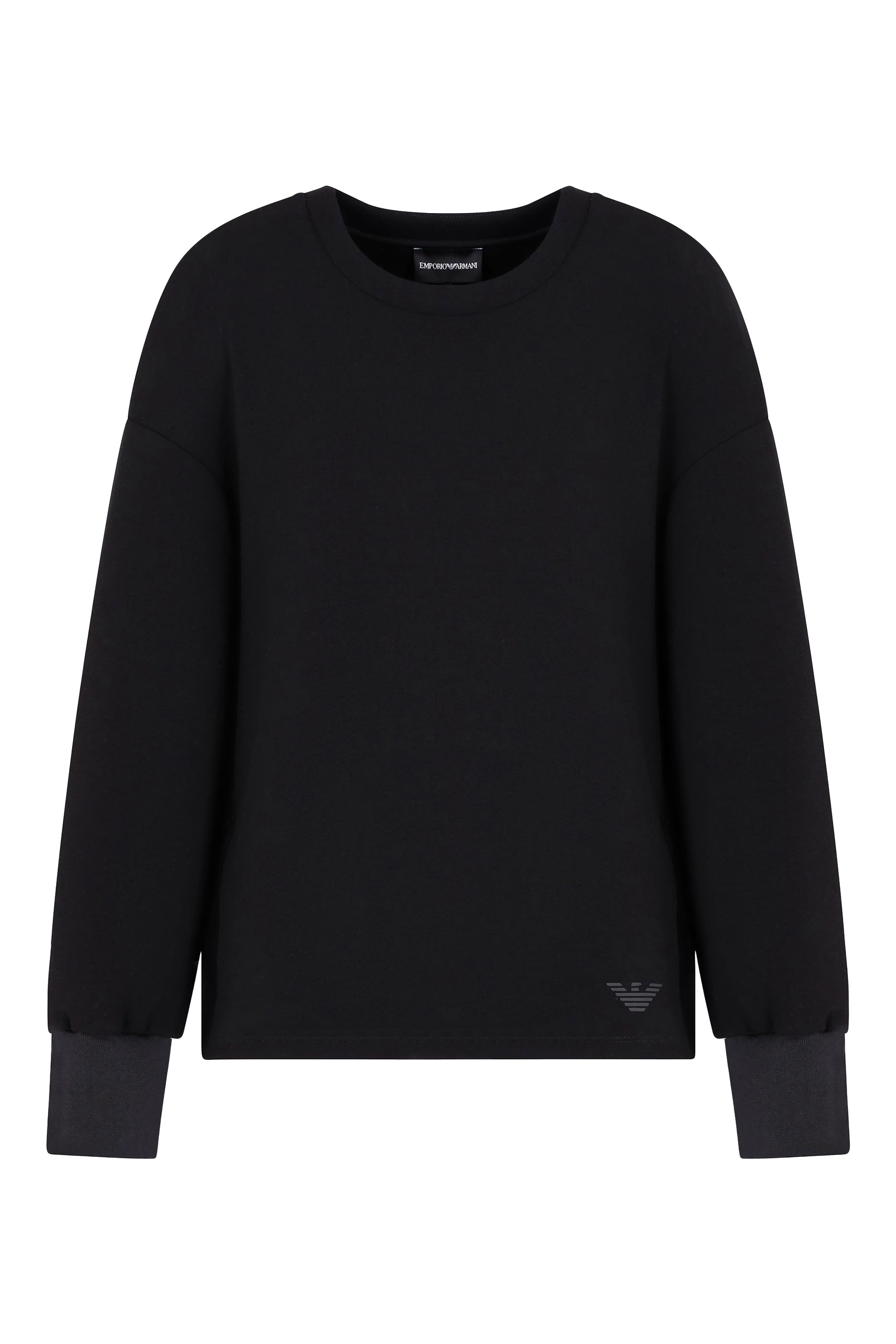 سويت شيرت بشعار الماركة بحجم صغير