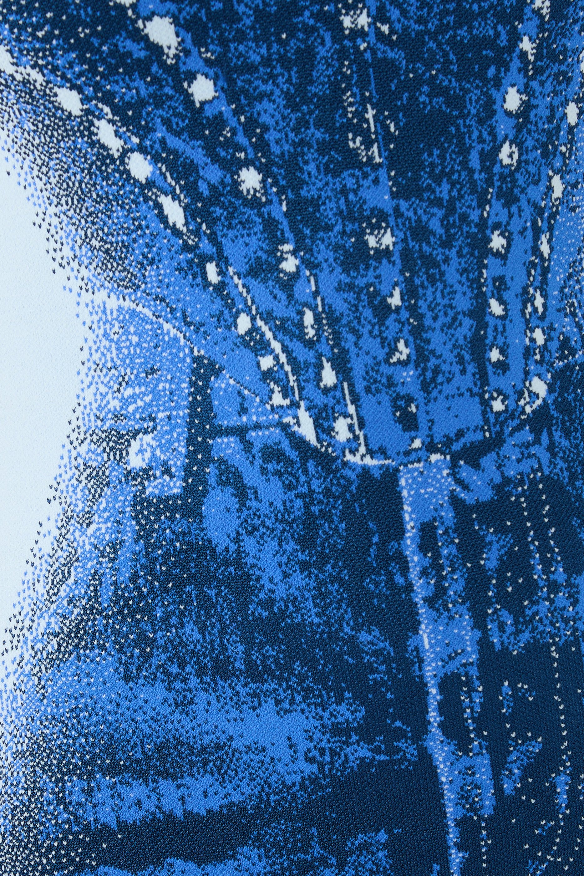 فستان هازيل قصير بنقشة دينم