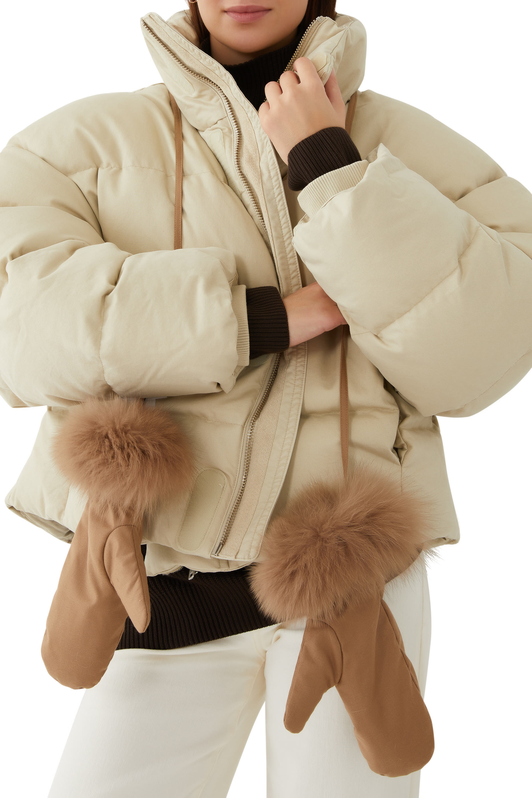 قفازات ميرينو مجعد