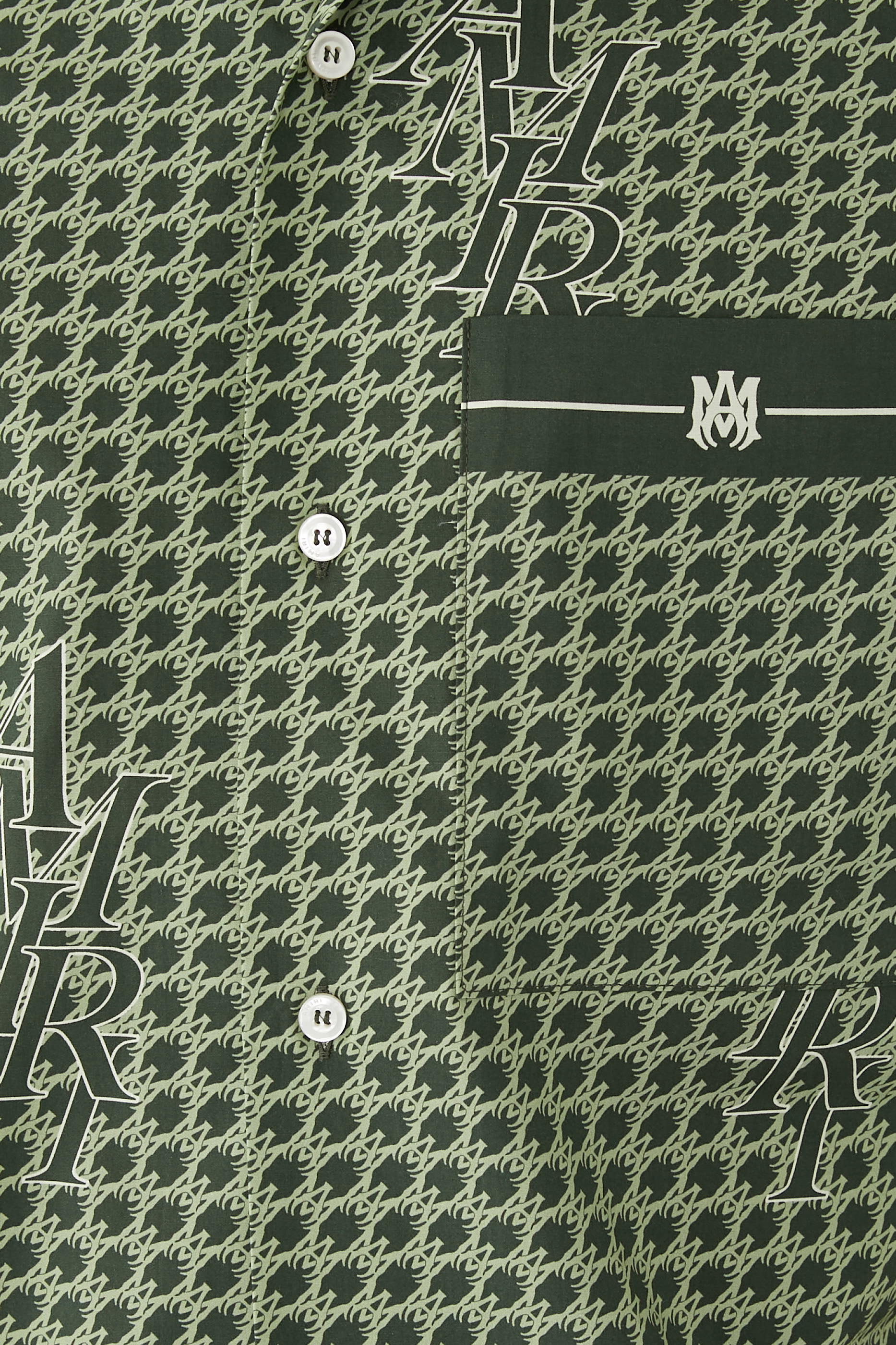 قميص قطن بطبعات مربعات