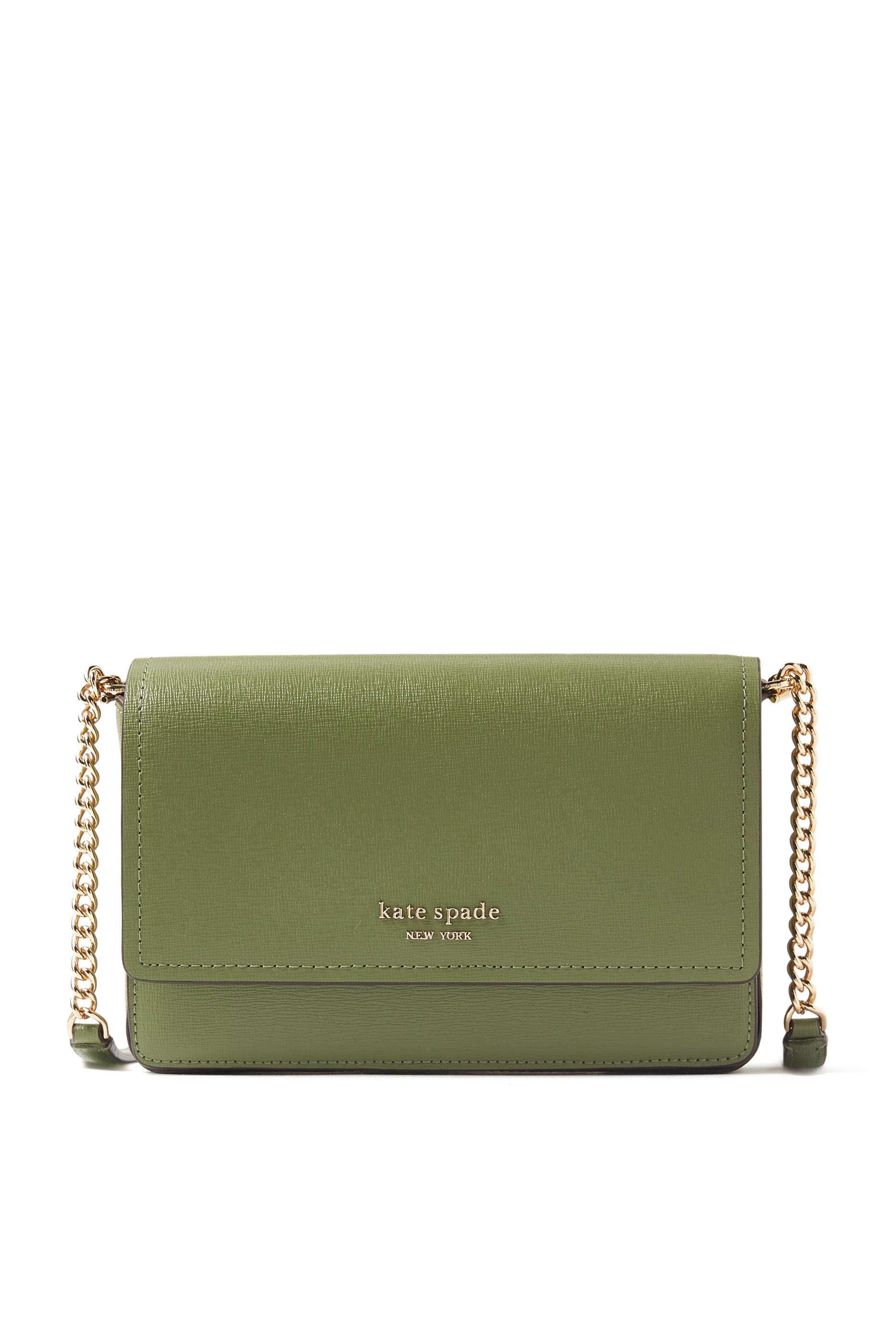 حقيبة مورغان بغطاء قلاب وسلسلة جلد