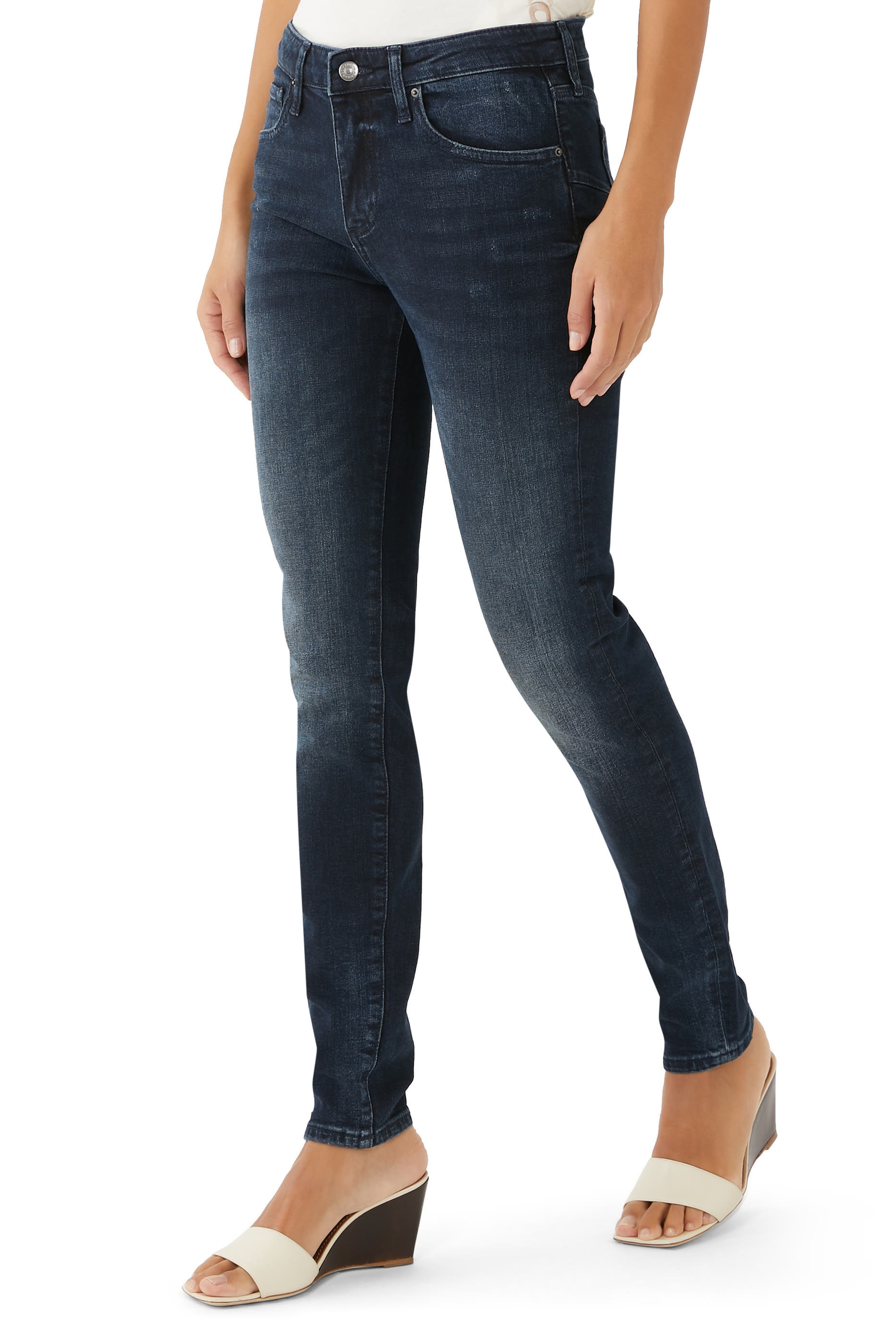 بنطال جينز ليفت آب بقصة سكيني