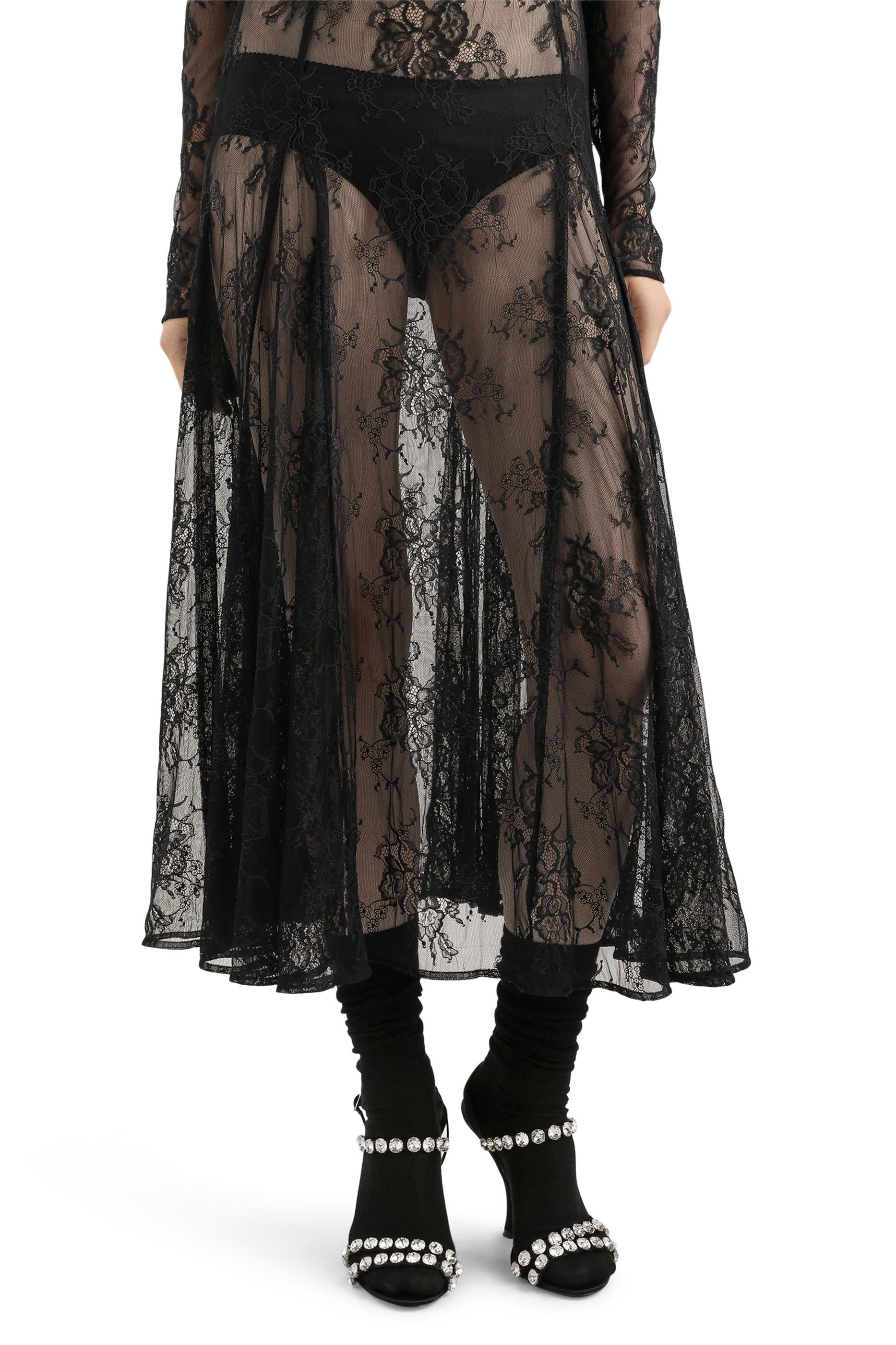 فستان شانتيلي دانتيل