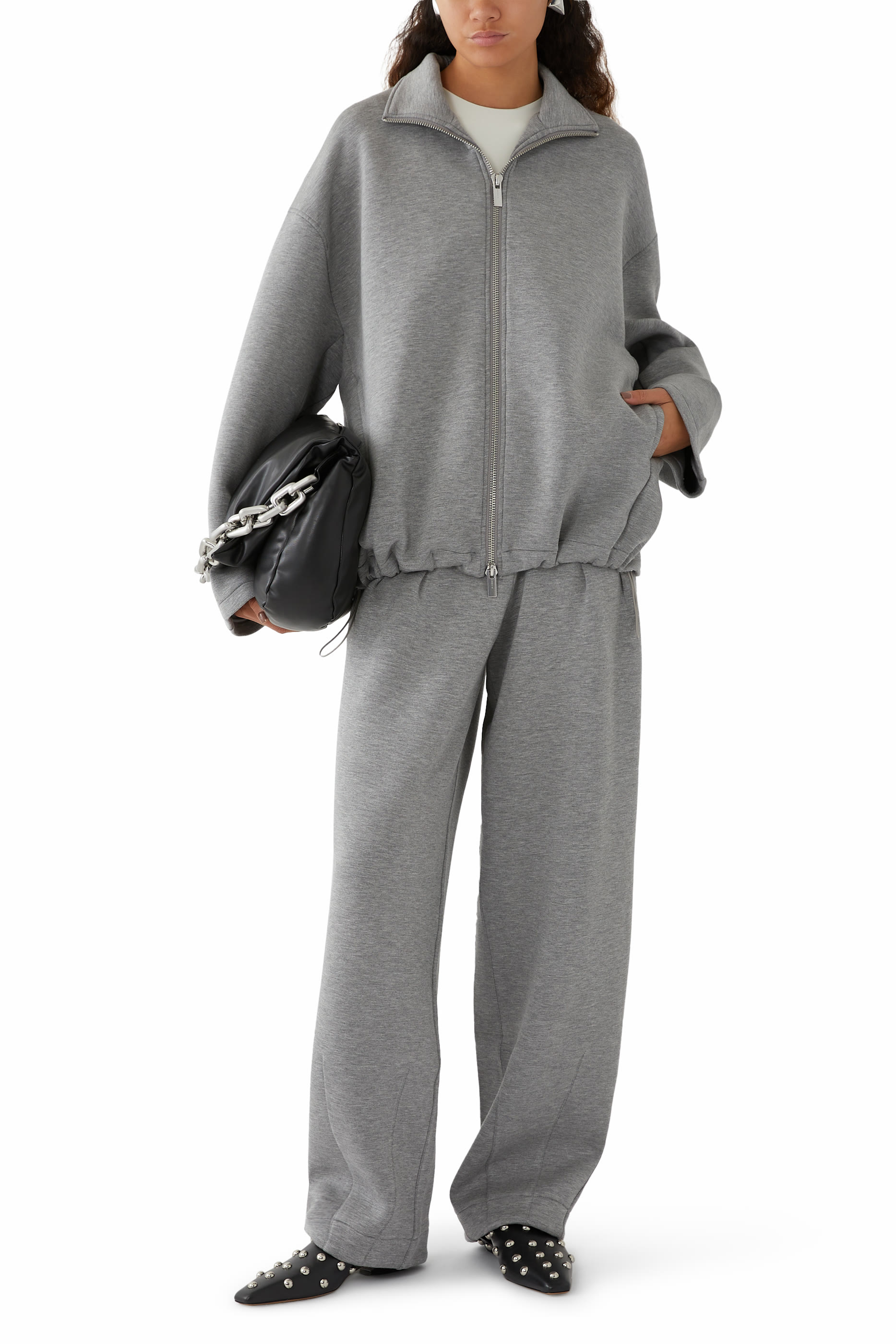 جاكيت ناعم بسحاب