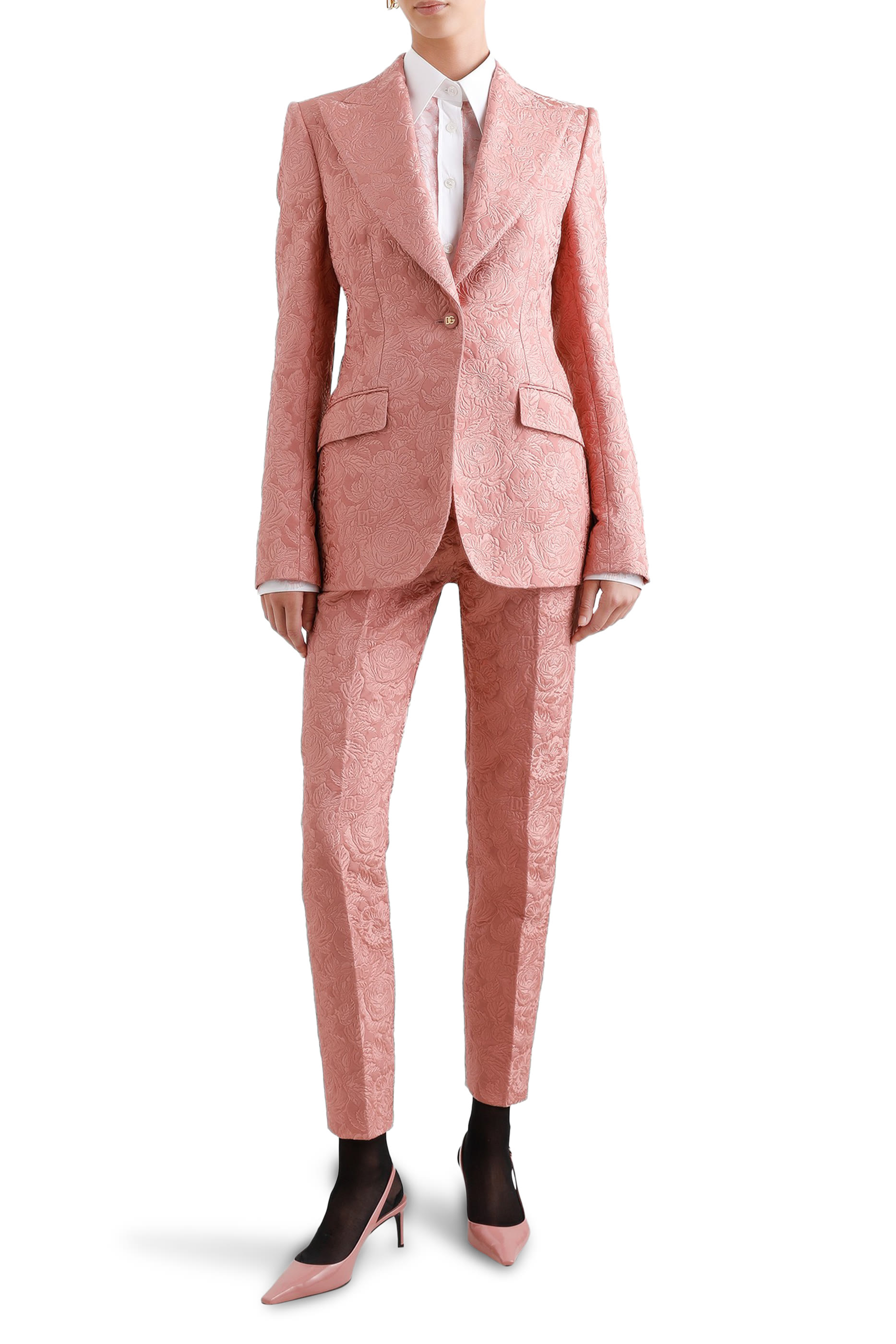 قميص دانتيل بأكمام طويلة