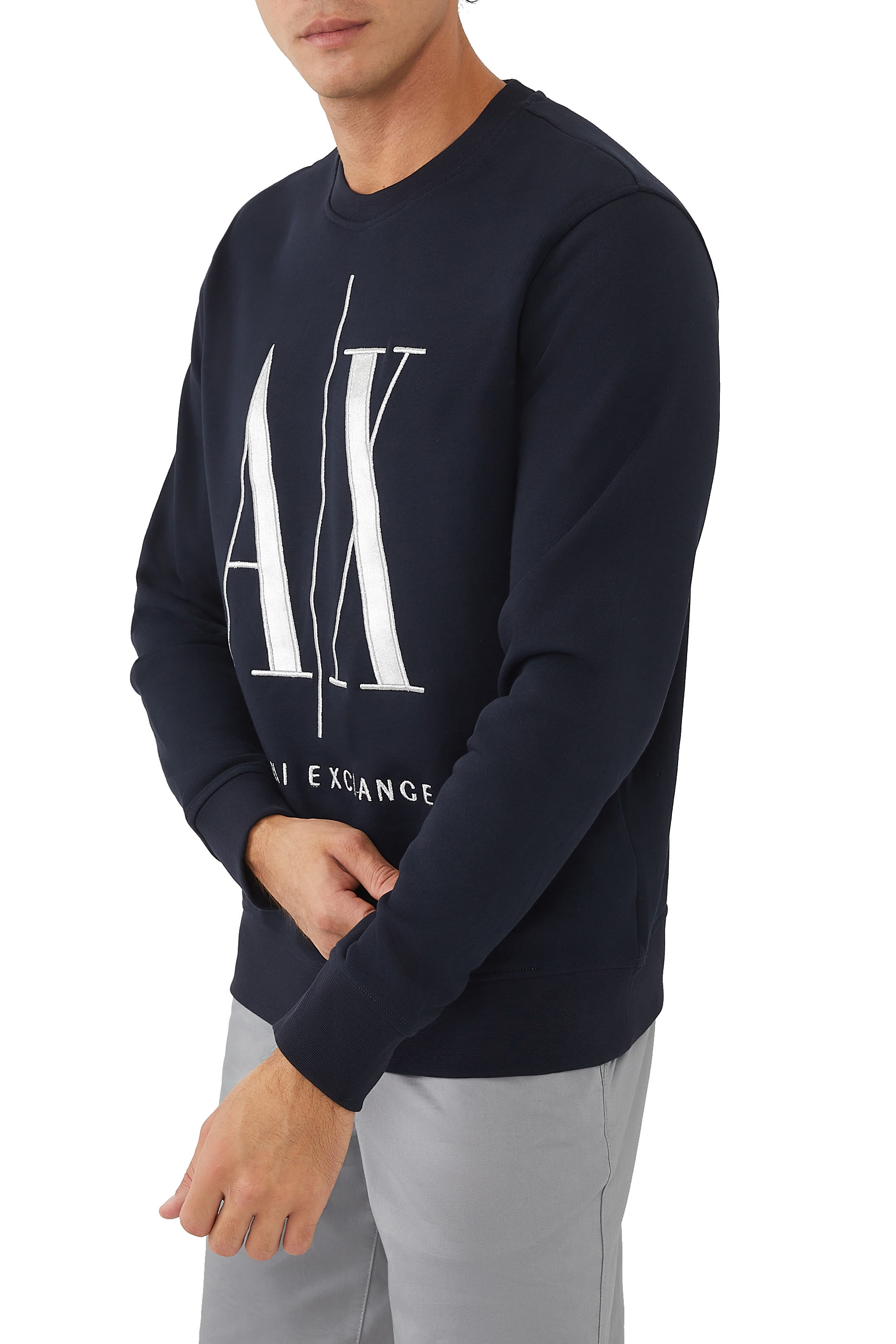 سويت شيرت ايكون بشعار الماركة