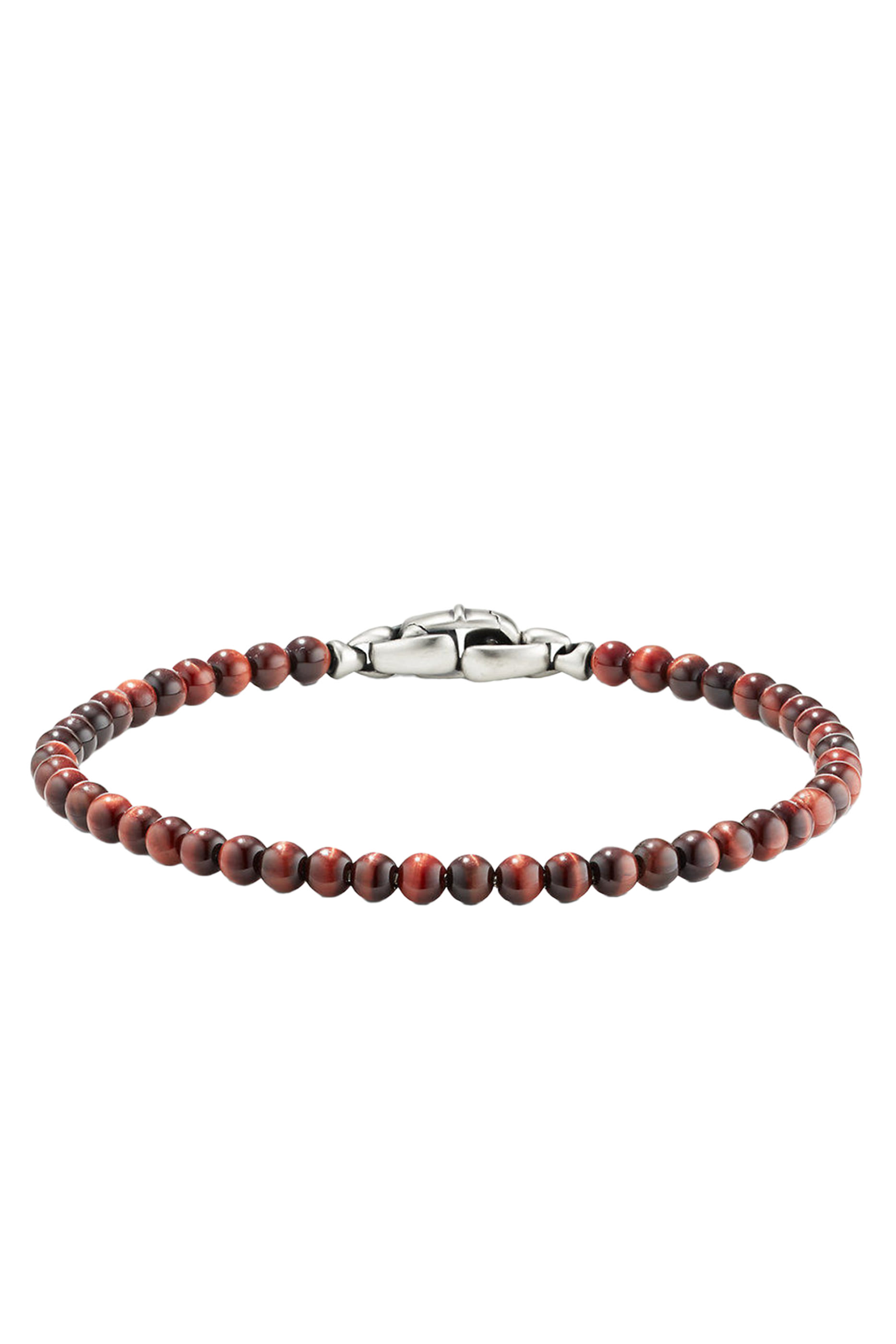 سوار خرز بتصميم مسبحة، عين النمر وفضة إسترلينية