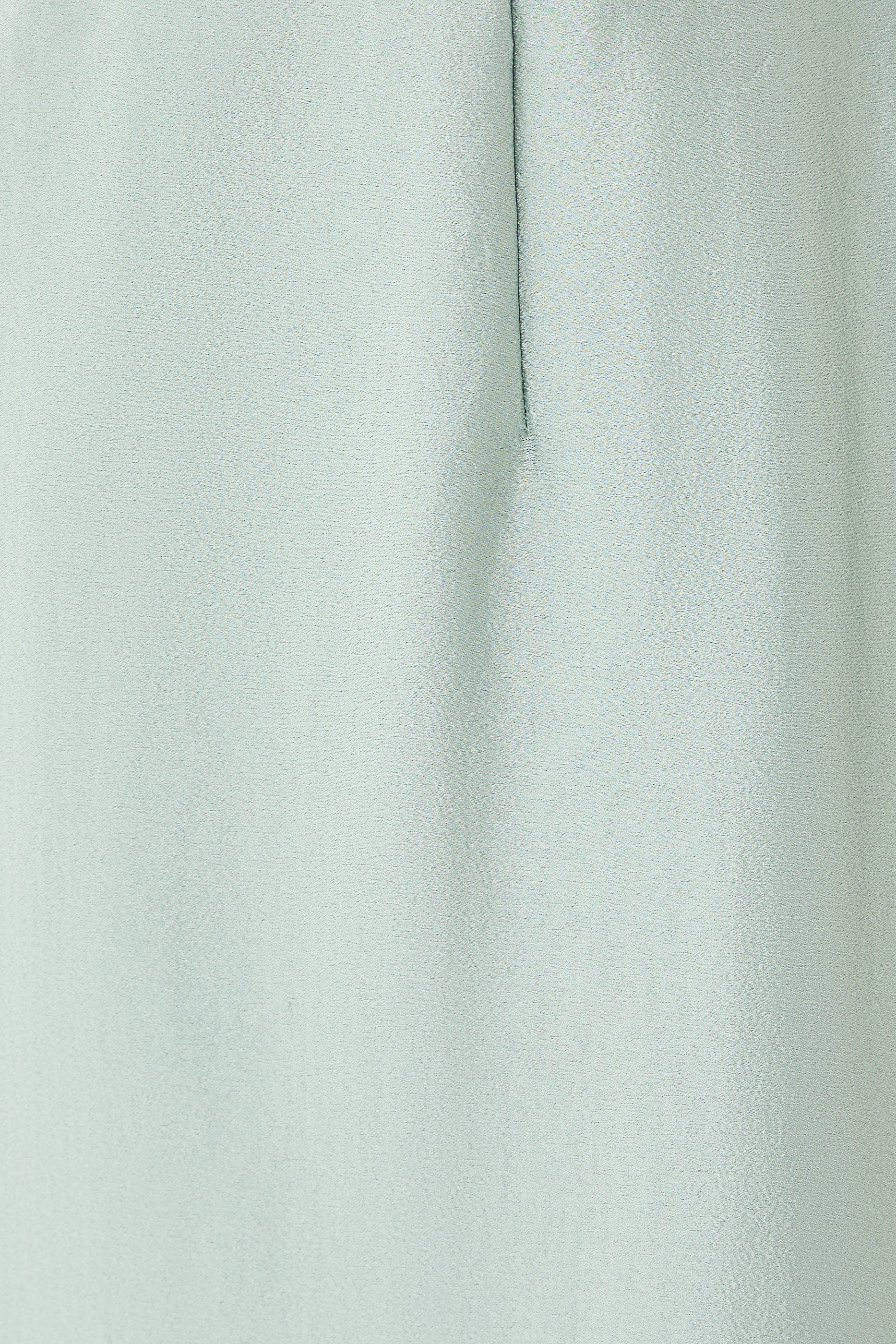 تنورة بطول الركبة بقصة على شكل حرف A ساتان