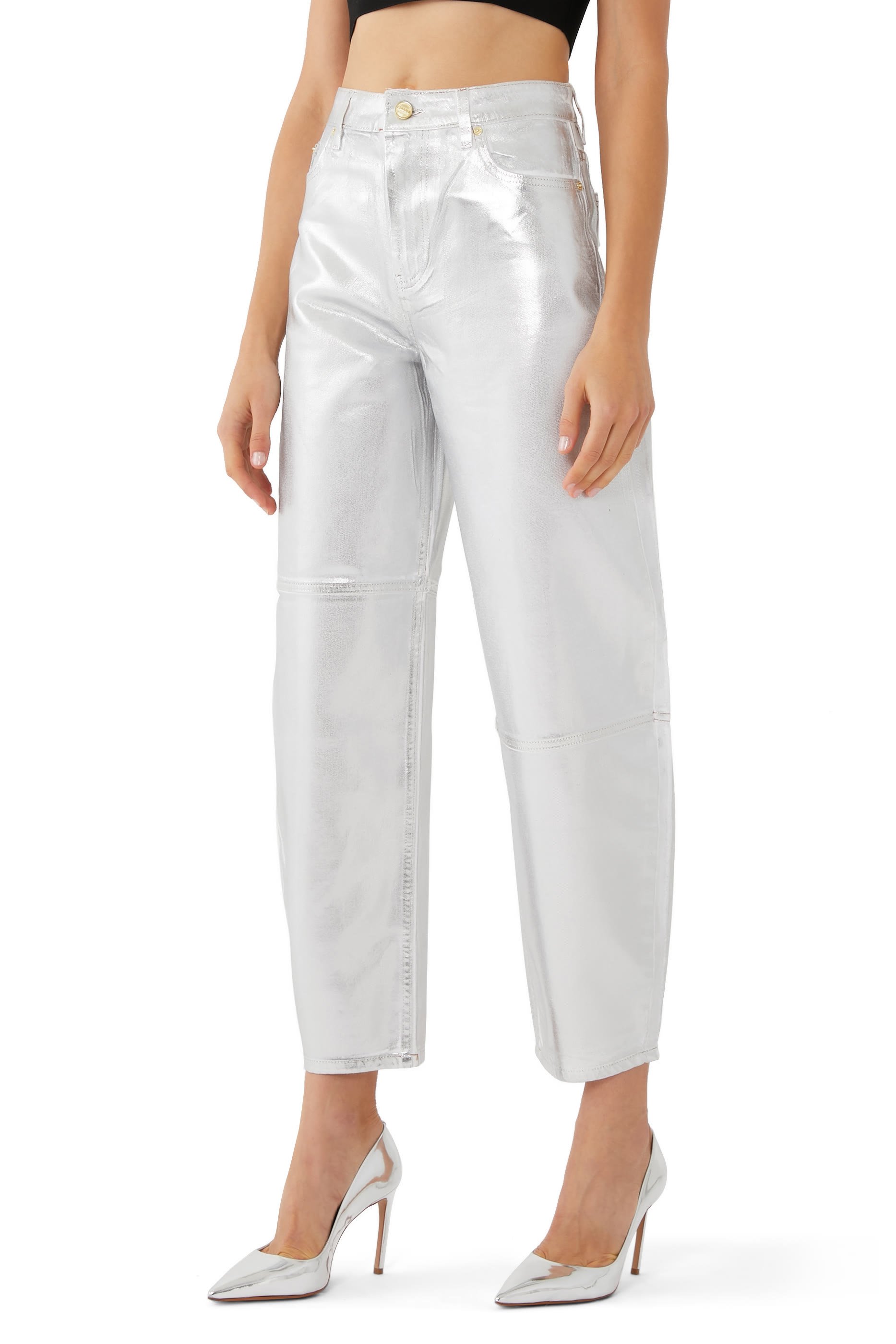 بنطال جينز ستاري لامع