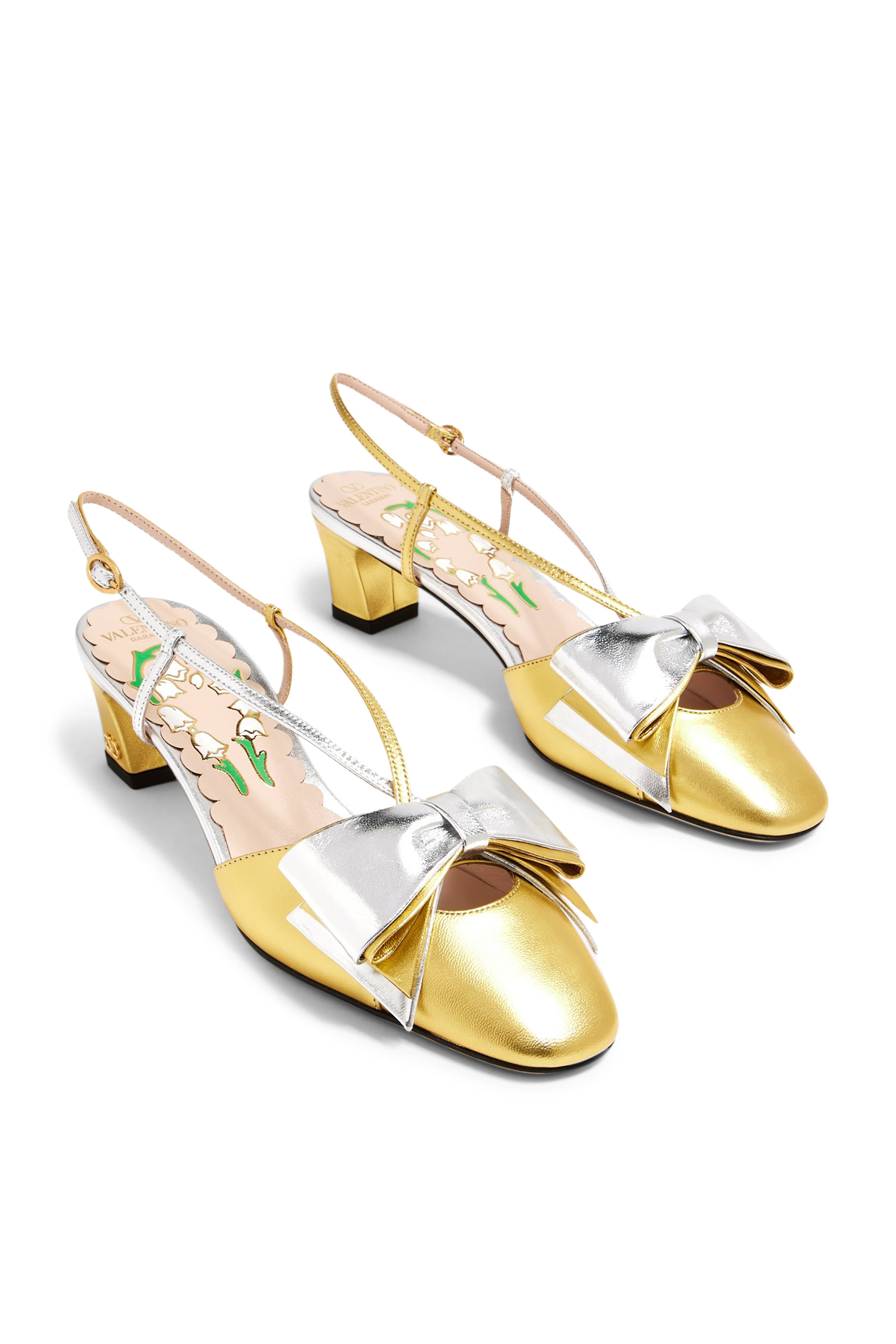 حذاء كلاسيك 45 بسير خلفي وفيونكة