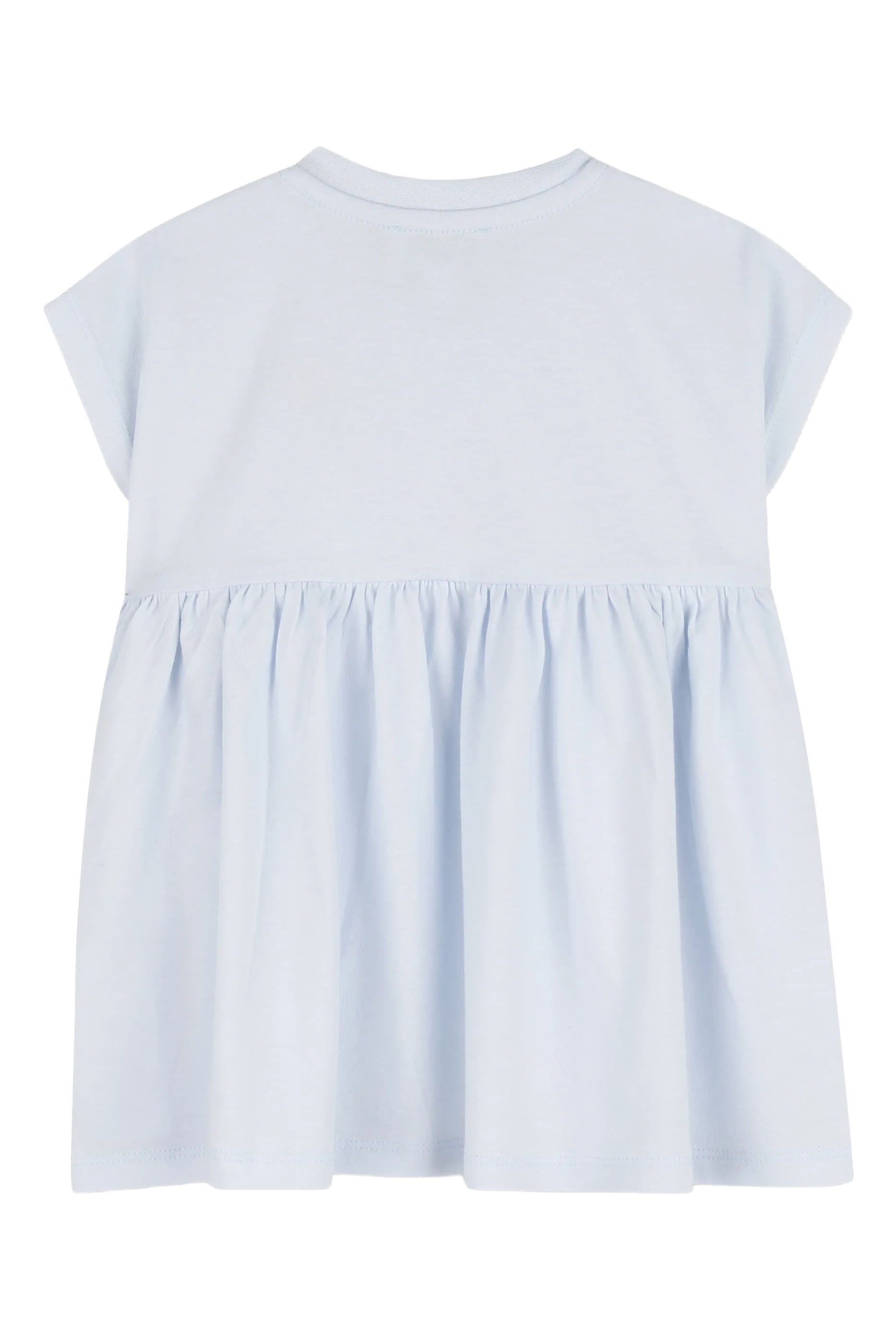 فستان بخصر مكشكش للأطفال