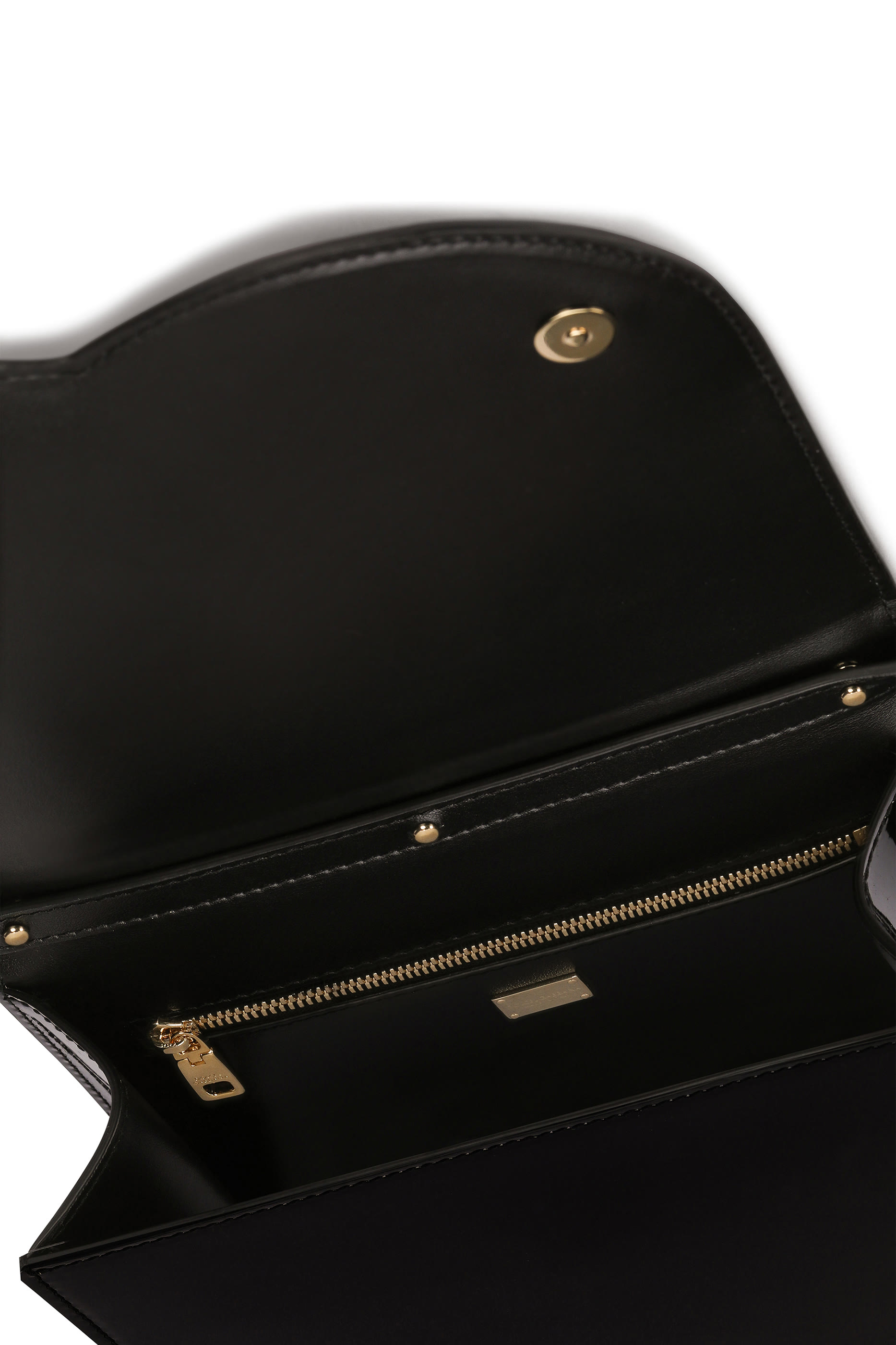 حقيبة كروس بشعار الماركة جلد لامع