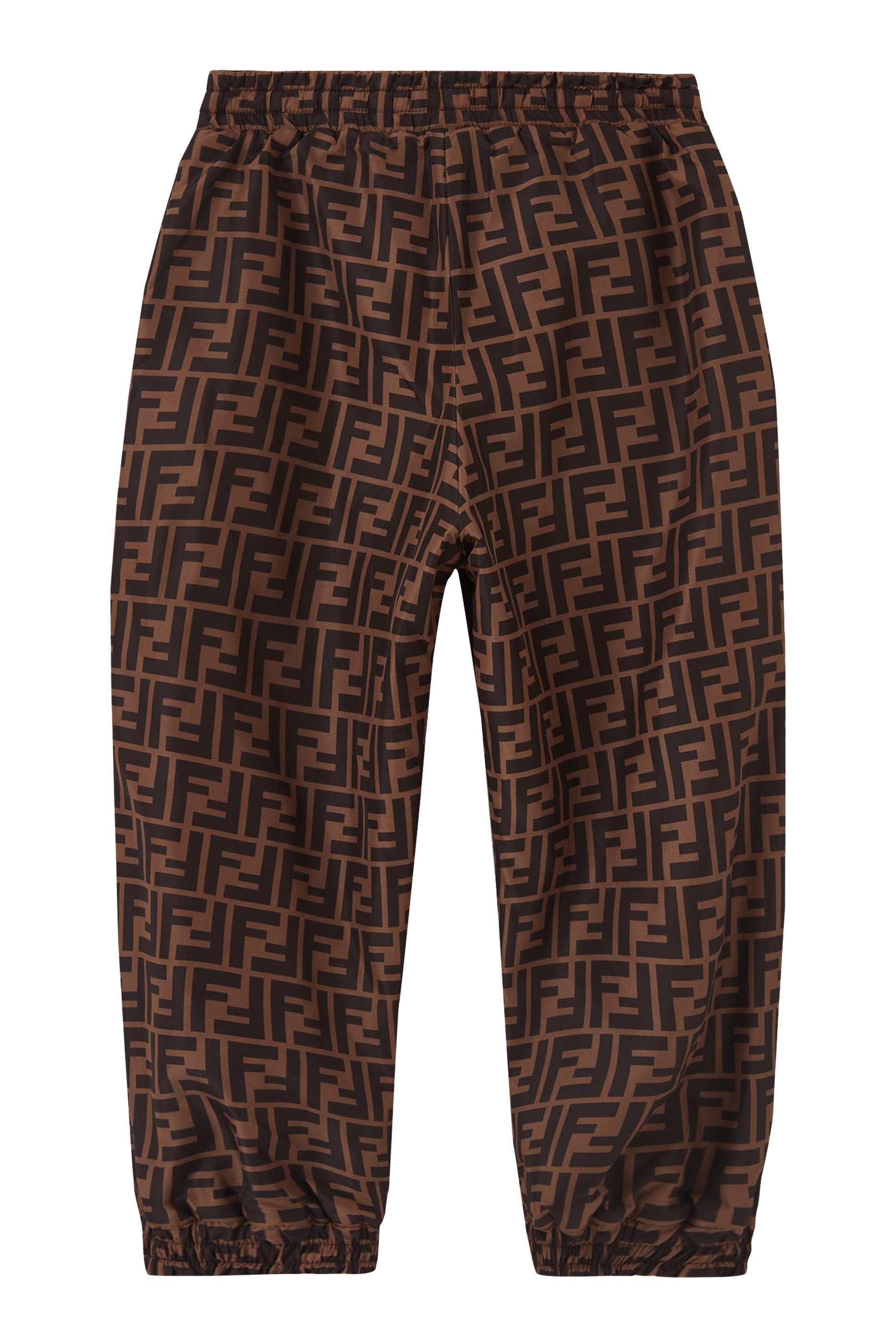 بنطال بتصميم وجهين جيرسيه ونايلون للأطفال